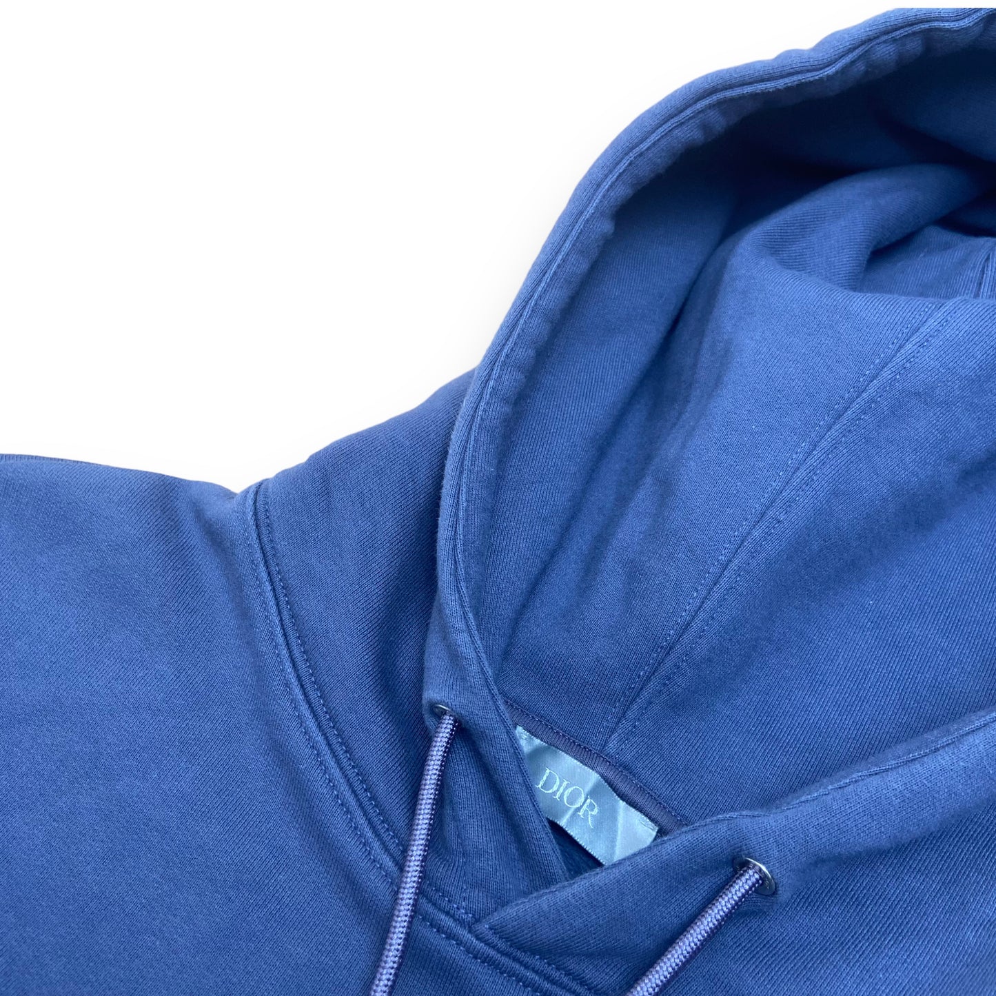 DIOR CD ICON HOODED SWEATSHIRT INDIGO BLUE M