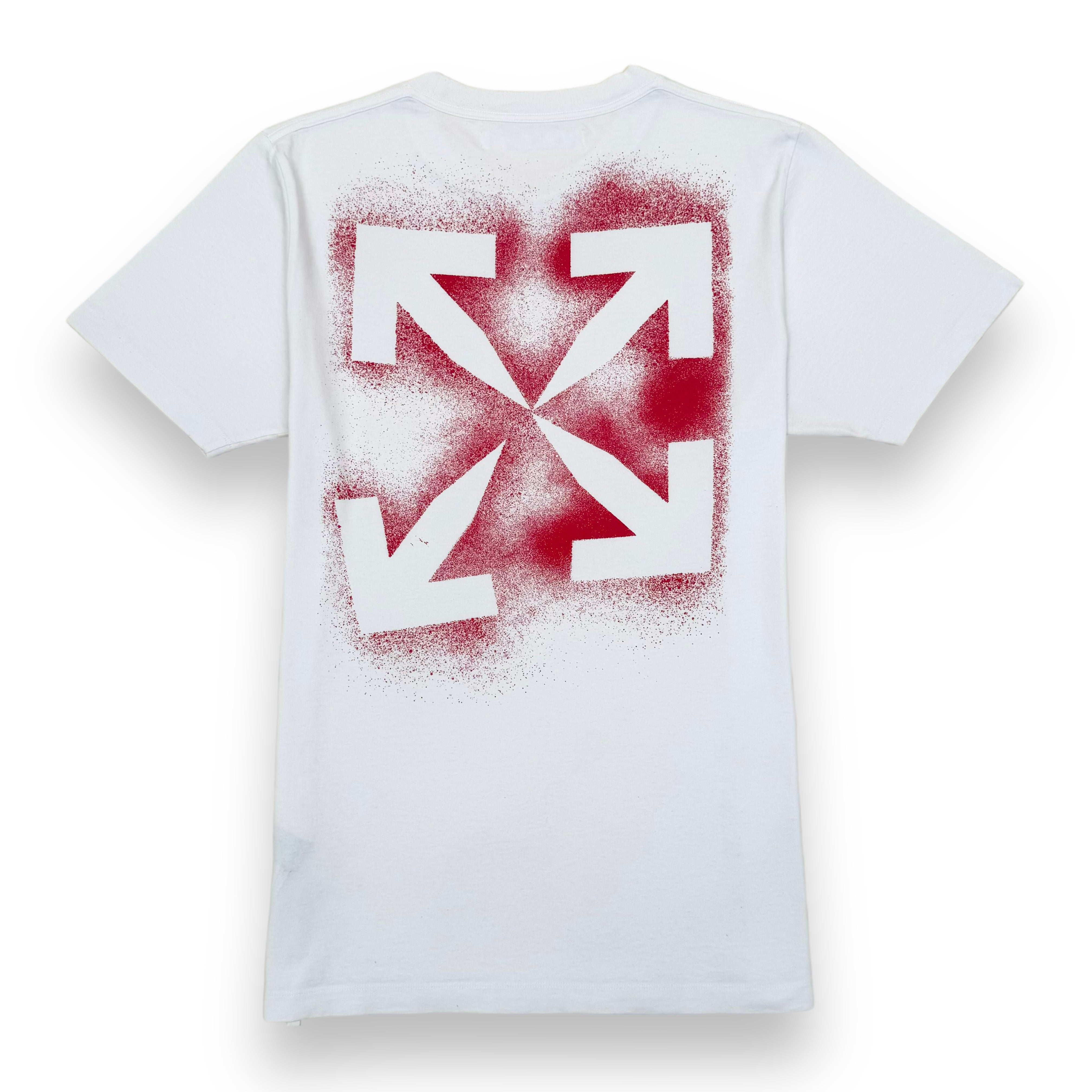 OFF-WHITE STENCIL ARROWS T-SHIRT WHITE / RED M