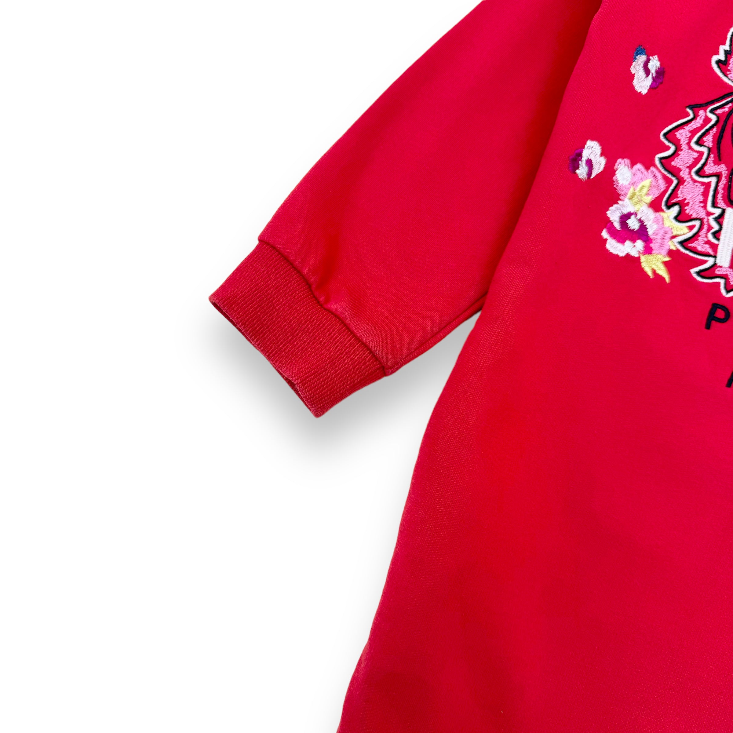 KENZO TIGER SWEATSHIRT RED AGE5