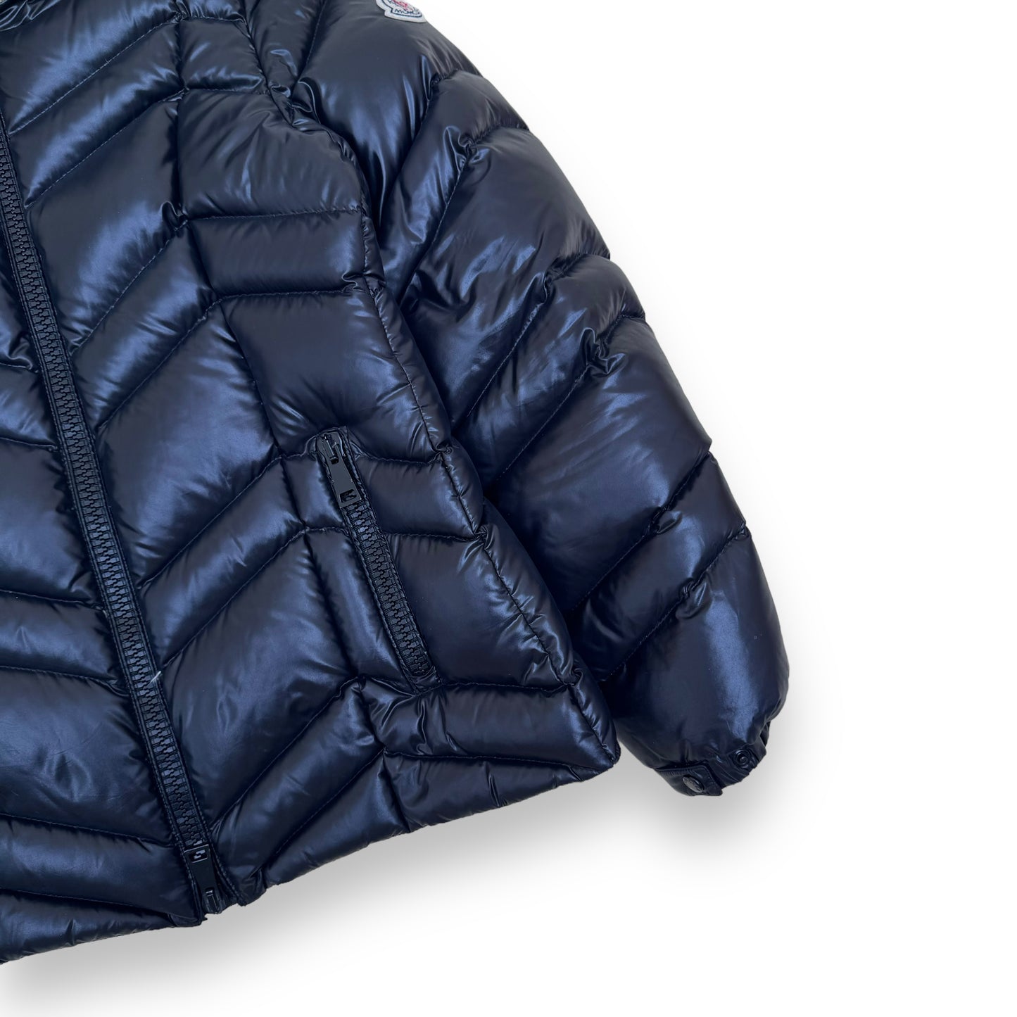 MONCLER FULIGULE QUILTED GIUBBOTTO DOWN PUFFER JACKET BLACK M