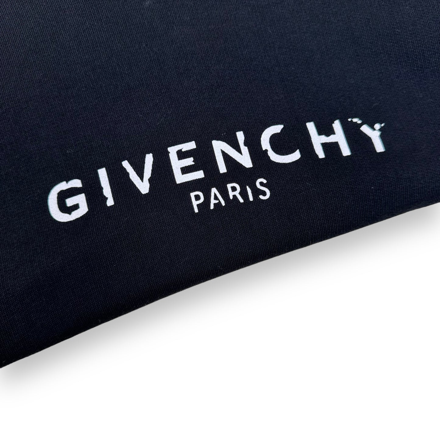 GIVENCHY PARIS LOGO HOODIE BLACK M