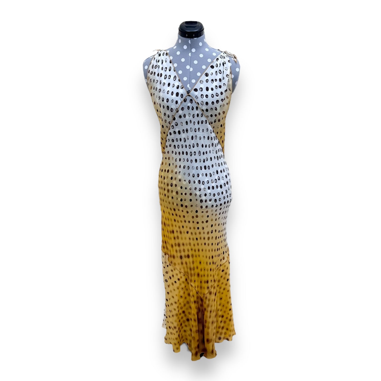 JEAN PAUL GAULTIER POLKADOT DRESS YELLOW M