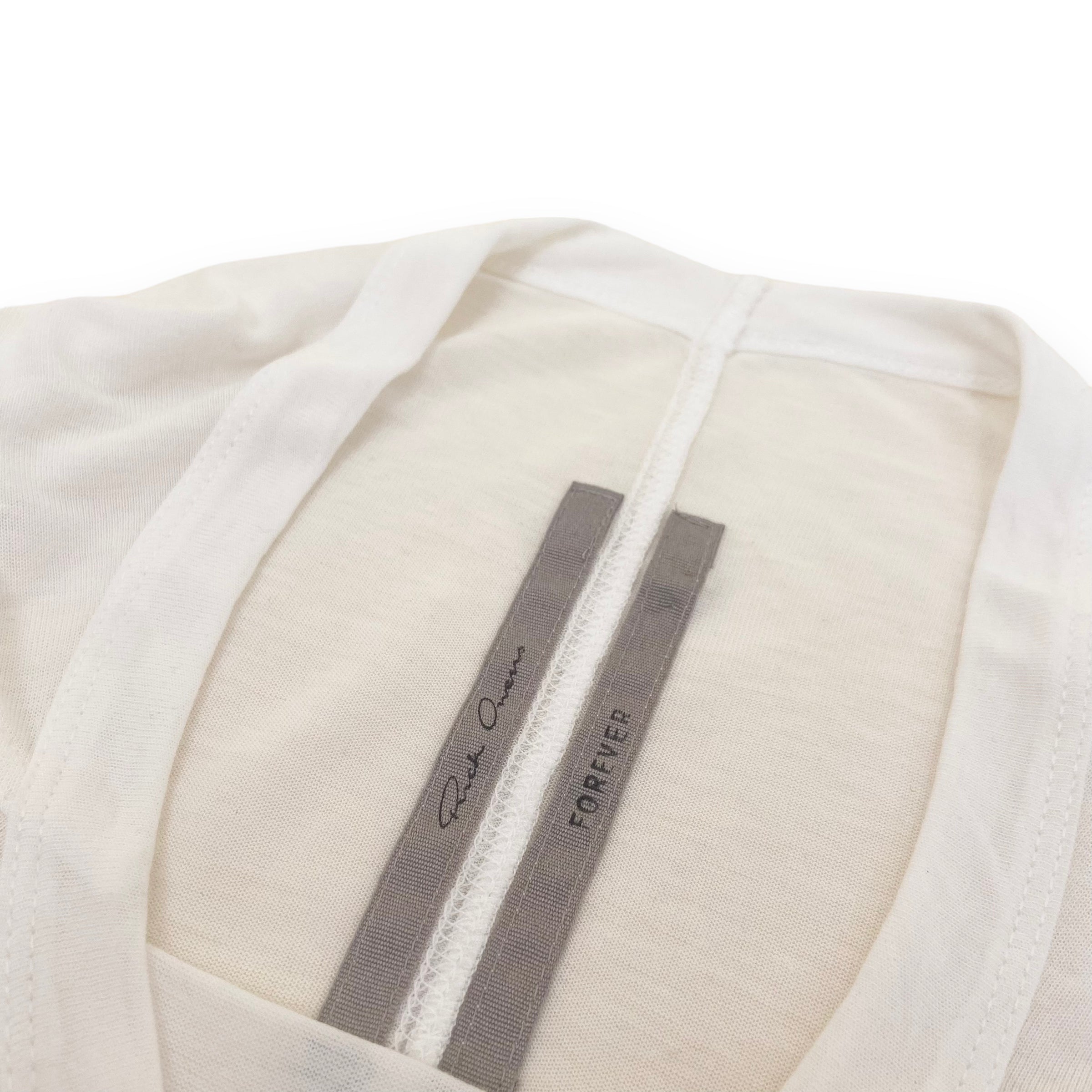 RICK OWENS SLIM FIT T-SHIRT WHITE XXL