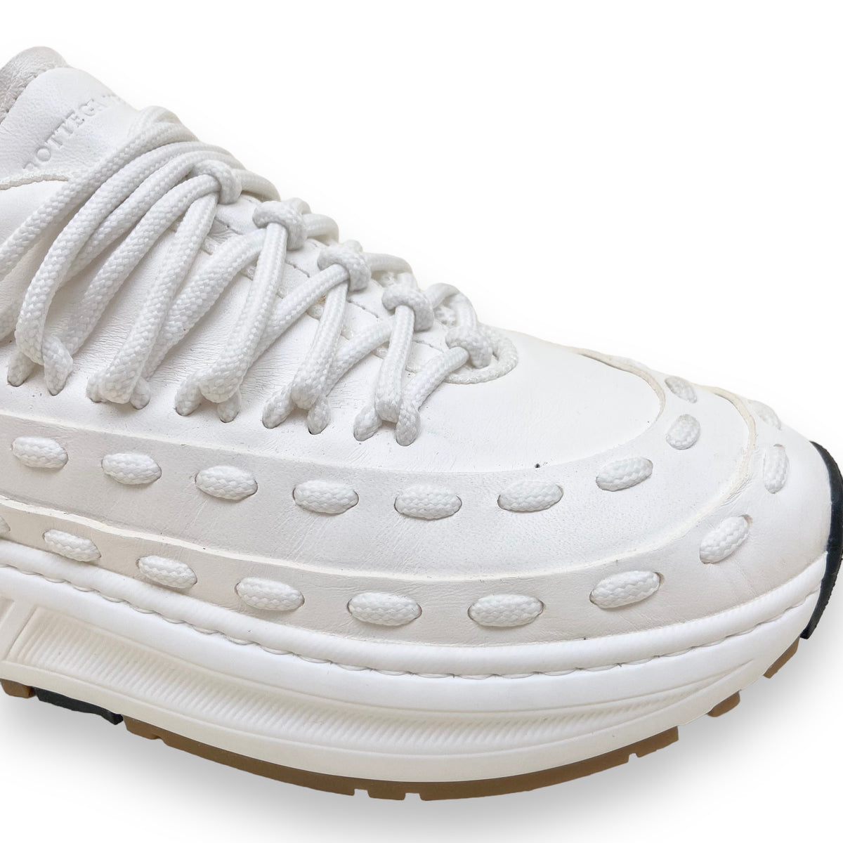 BOTTEGA VENETA LACE SPEEDSTER SNEAKERS WHITE UK6