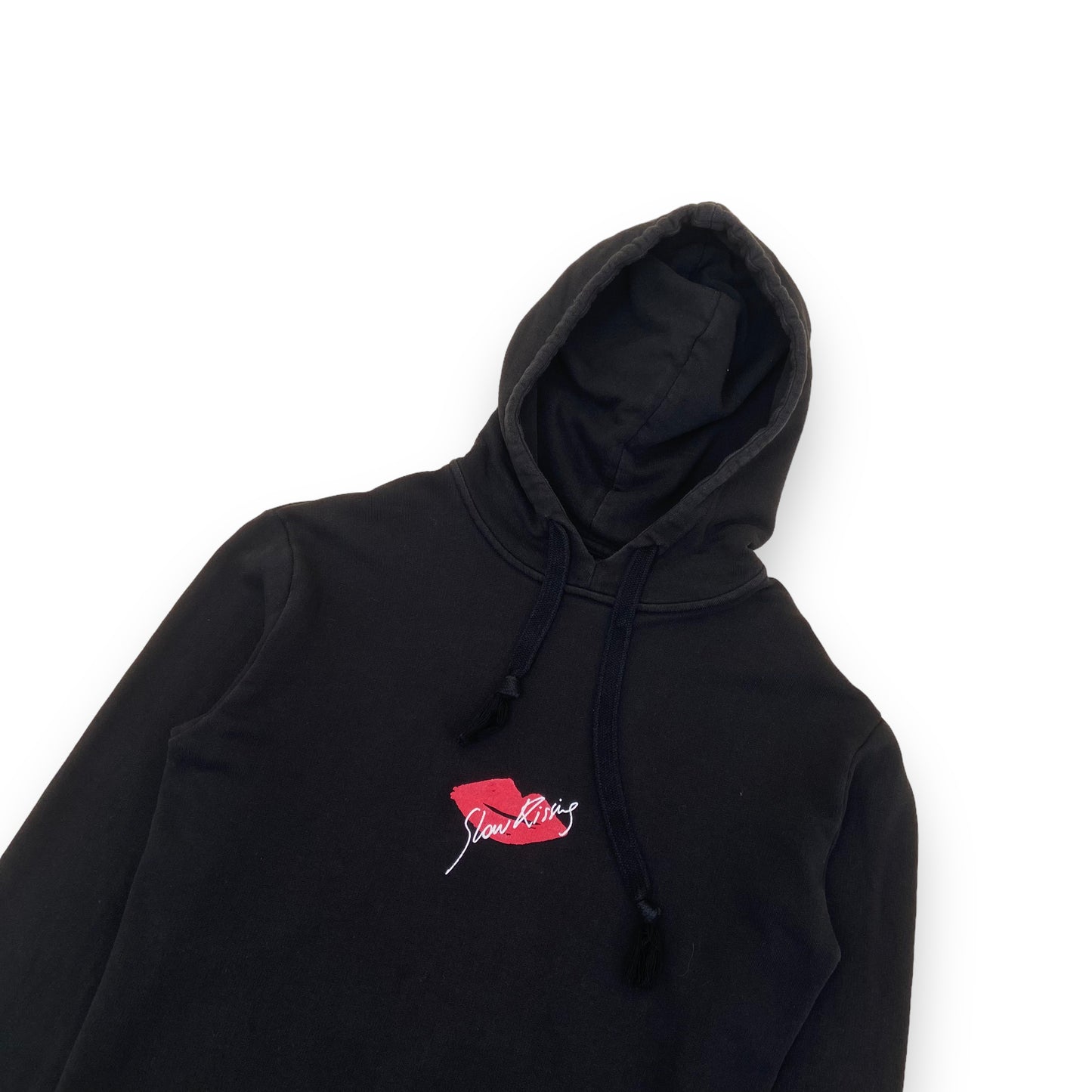 SAINT LAURENT SLOW KISSES HOODIE BLACK XS