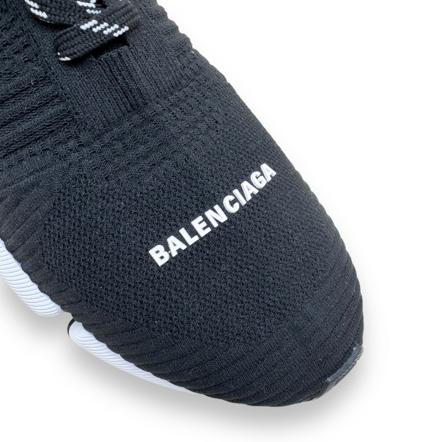 BALENCIAGA SPEED 2.0 STRETCH-KNIT SNEAKERS BLACK UK11