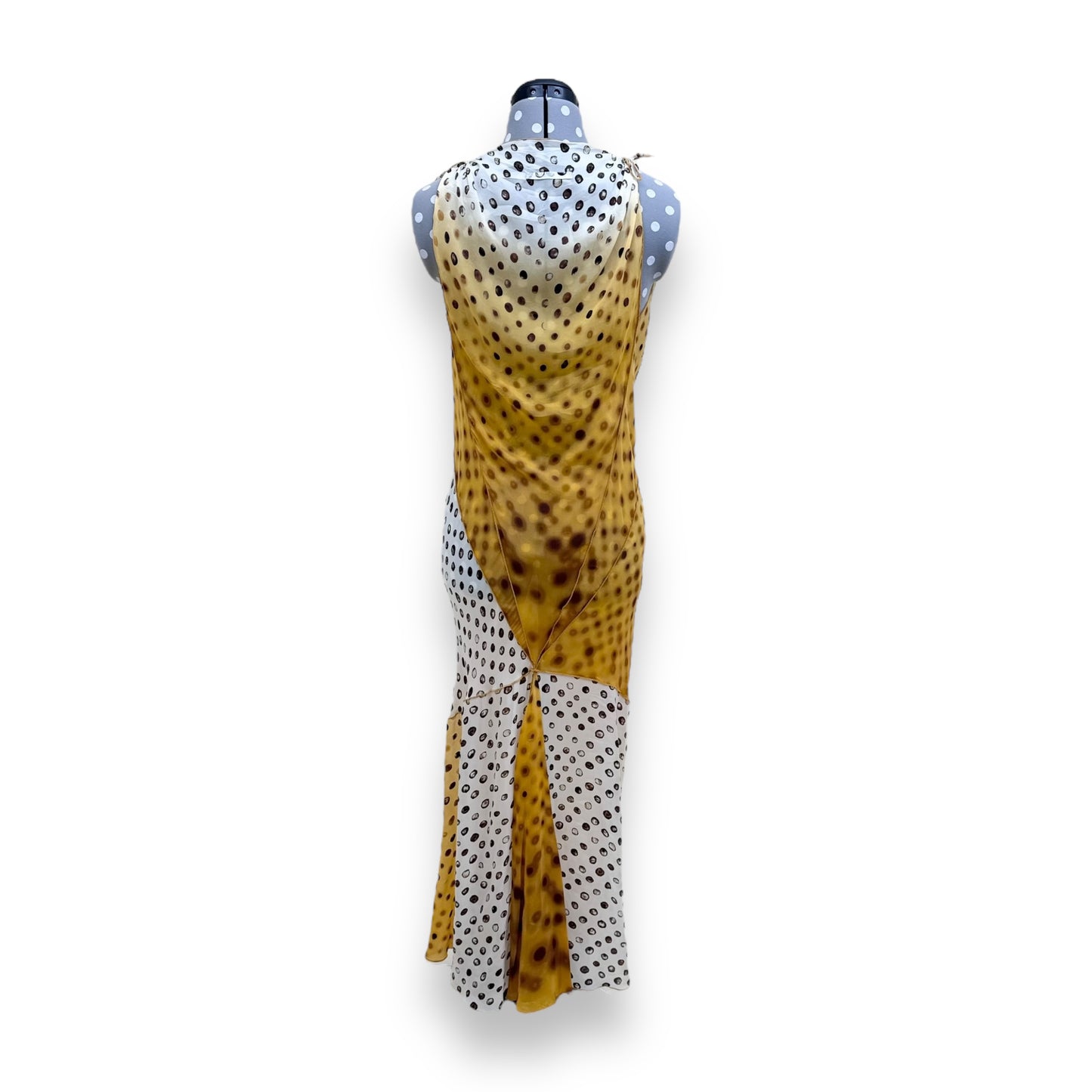 JEAN PAUL GAULTIER POLKADOT DRESS YELLOW M