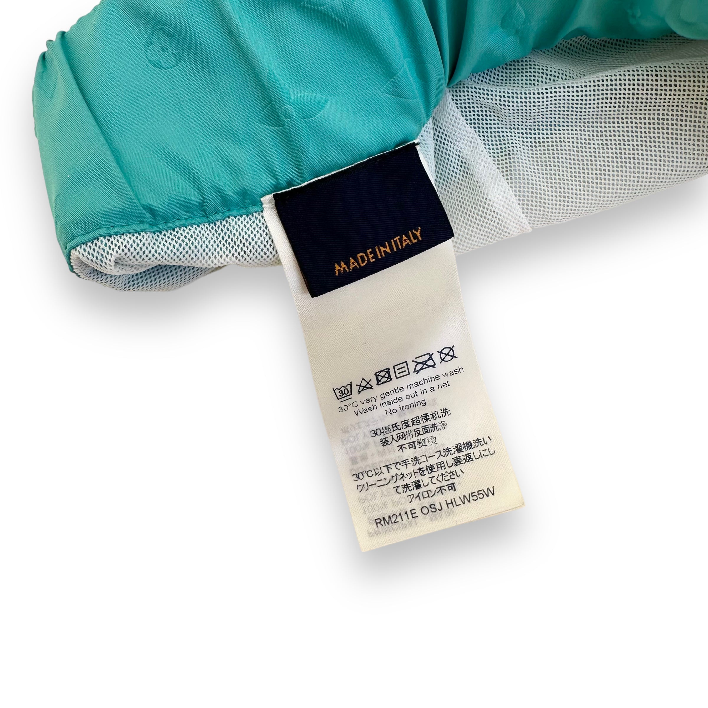 LOUIS VUITTON 3D POCKET MONOGRAM BOARD SHORTS VERT D’EAU XL