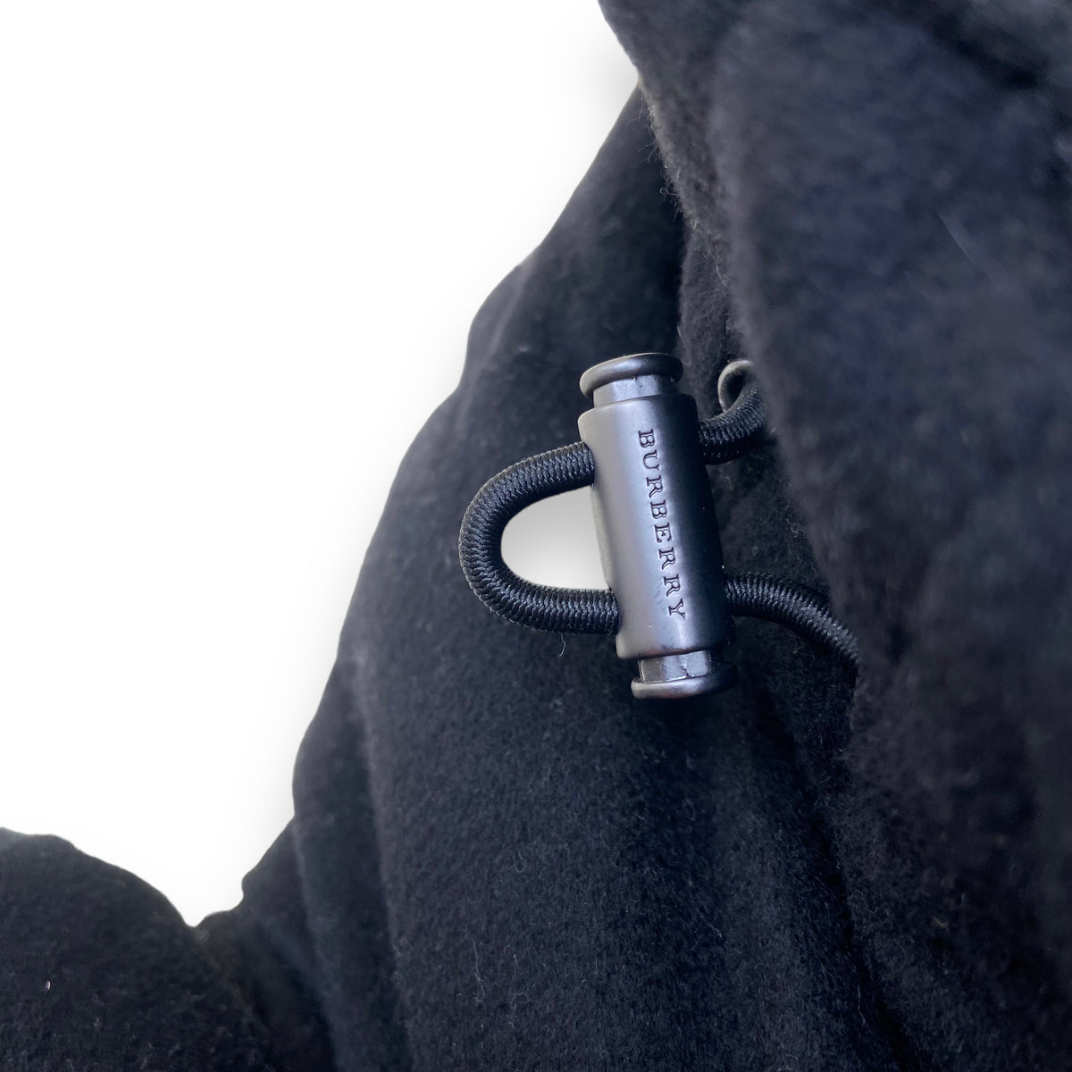 BURBERRY DOWN FILLED CASHMERE PUFFER JACKET BLACK XS