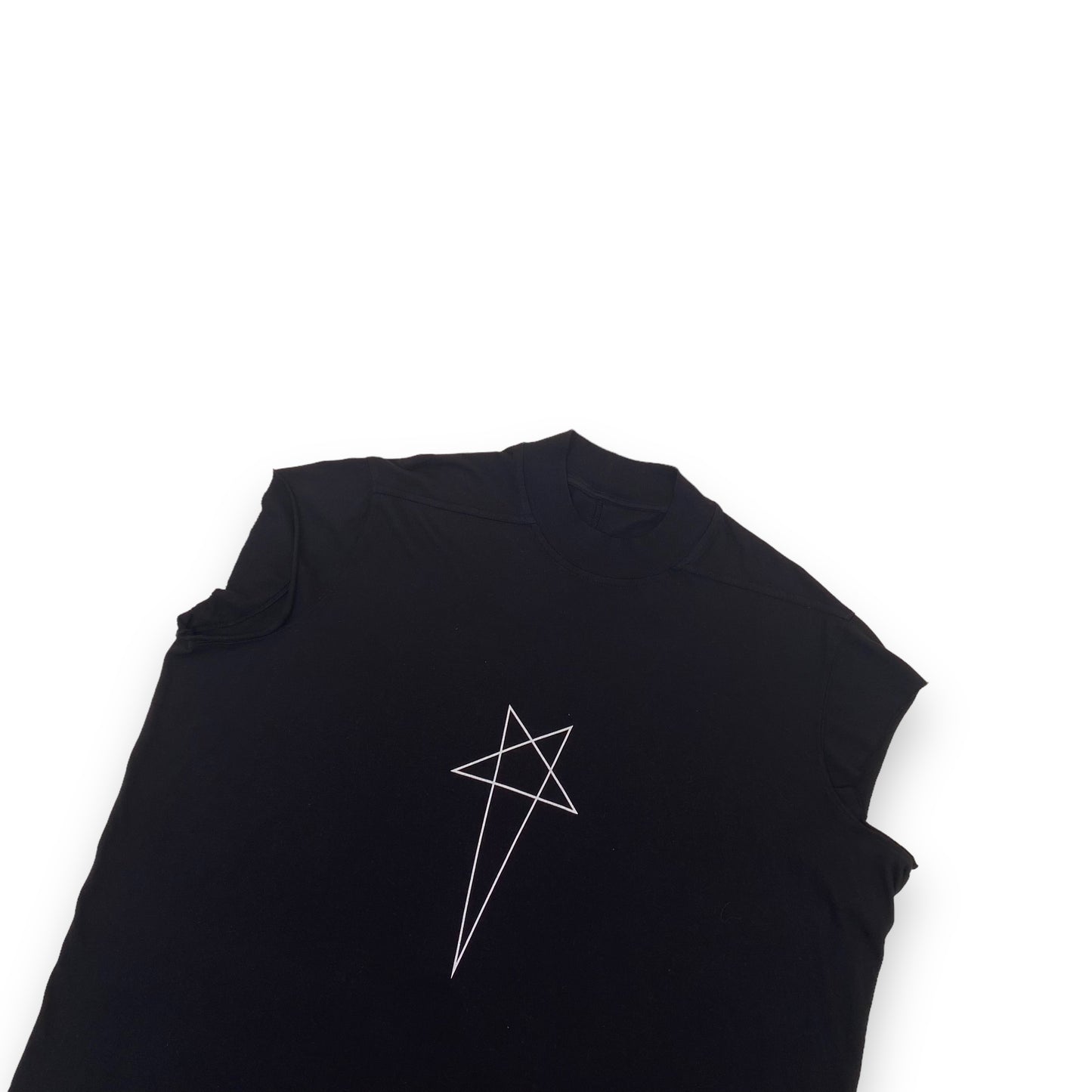 RICK OWENS DRKSHDW LOGO-PRINT COTTON TANK-TOP M