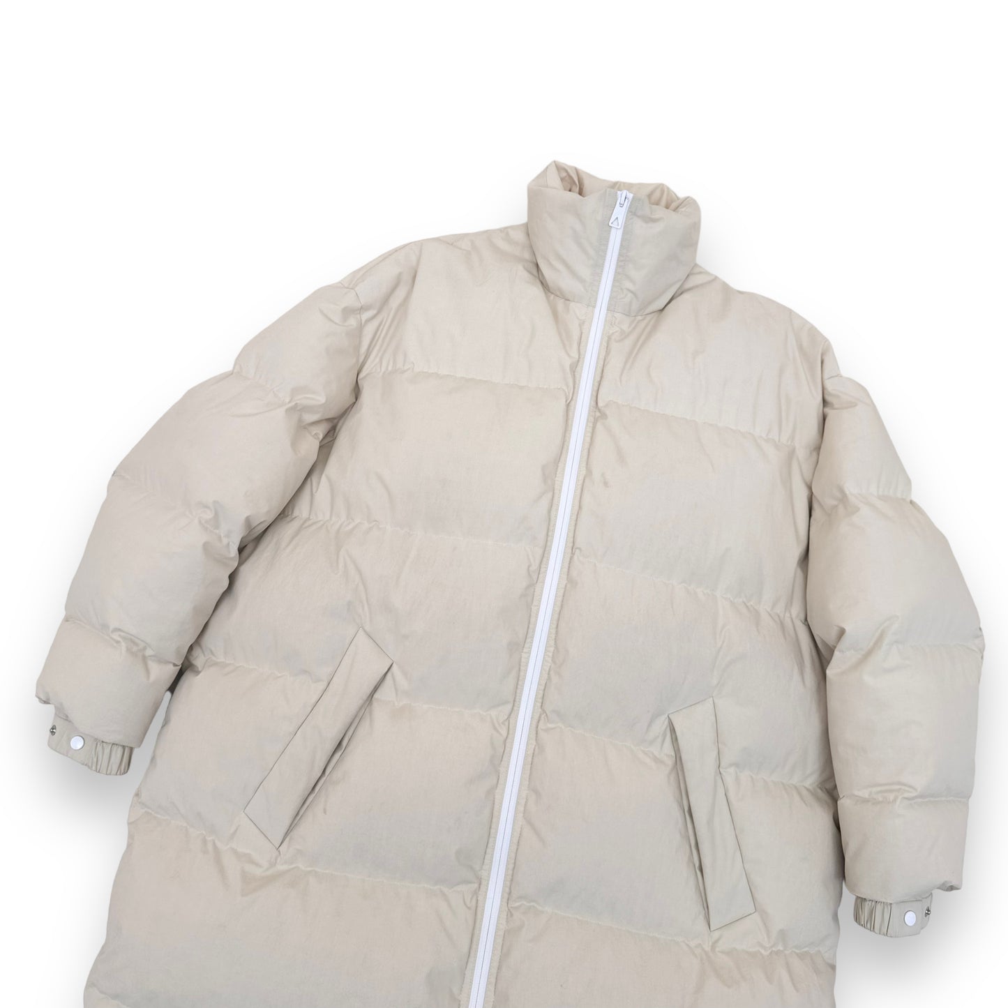 BOTTEGA VENETA DOWN-FILLED QUILTED POPLIN PUFFER JACKET CREAM XS