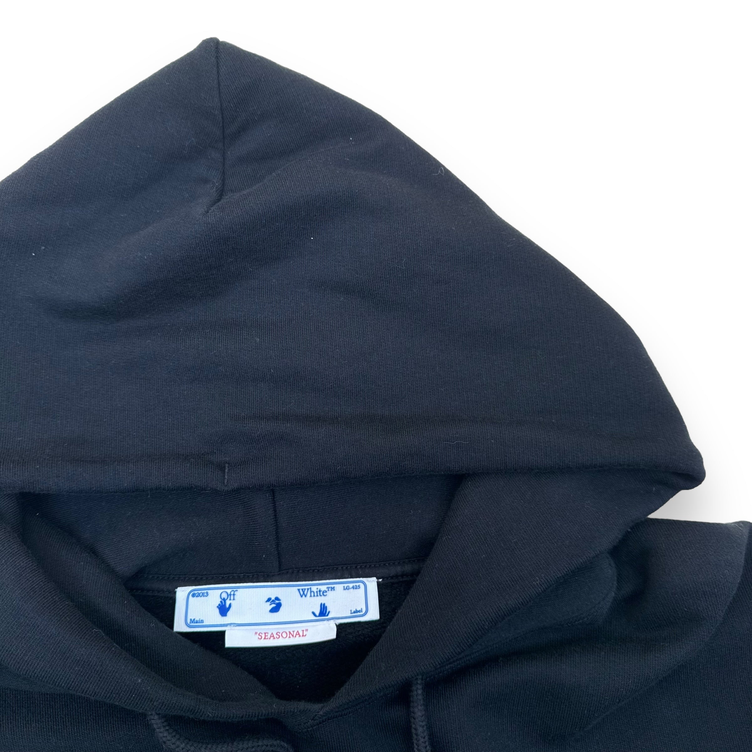 OFF-WHITE PLANT HOODIE BLACK M