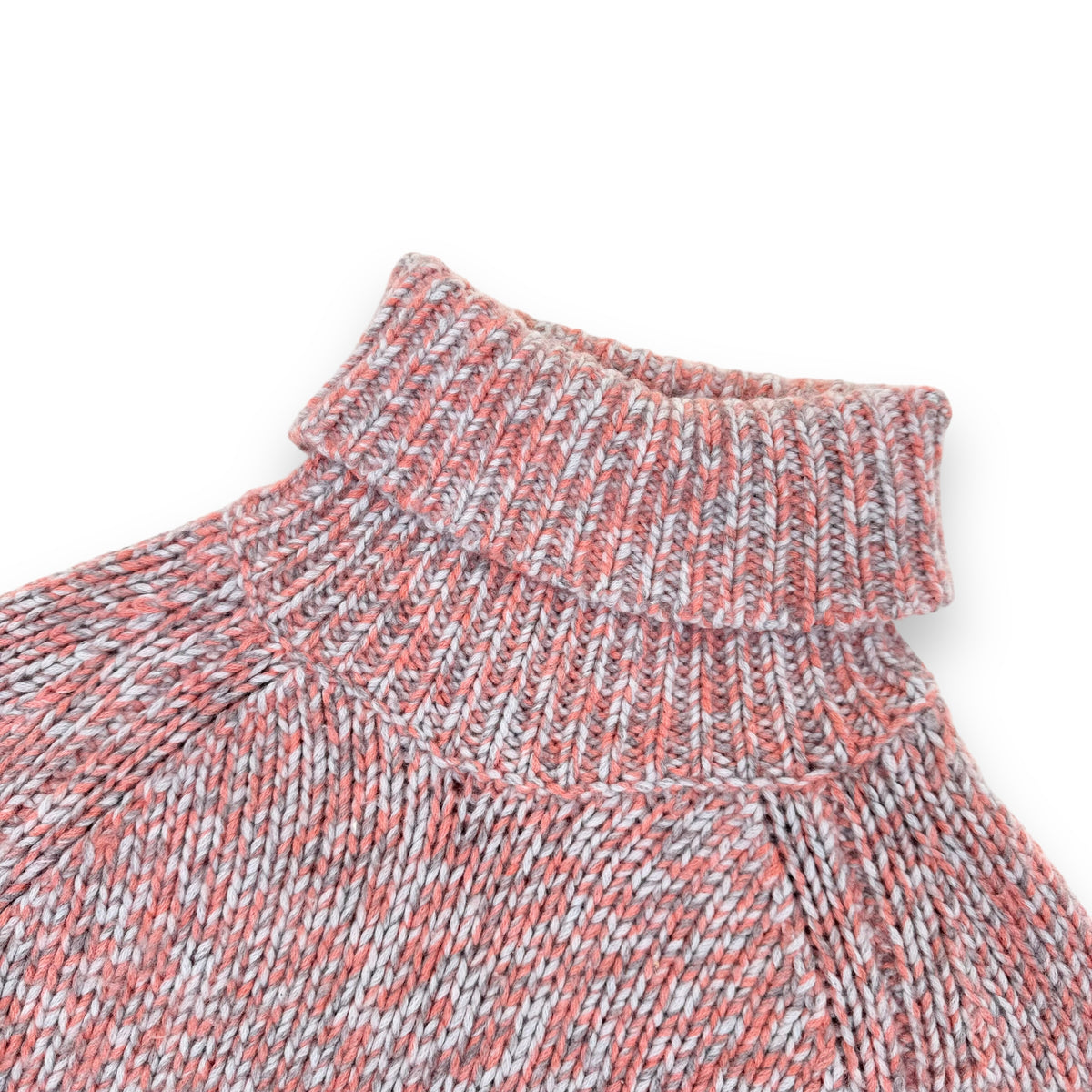 REPEAT CASHMERE ROLL NECK SWEATER PINK XS