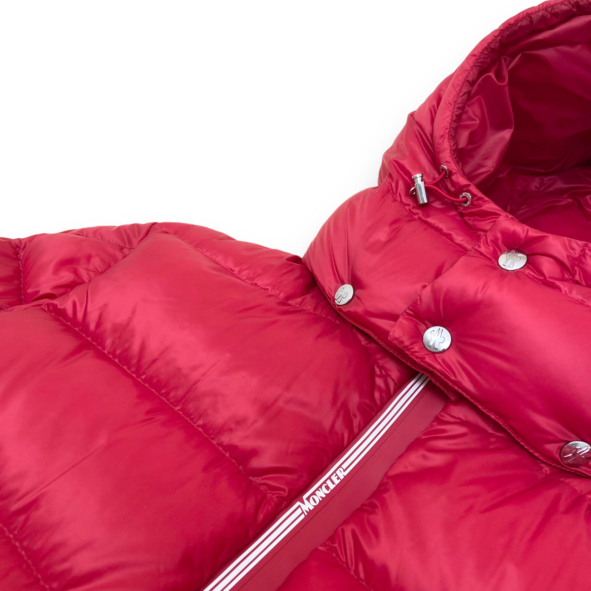 MONCLER ARVES GIUBBOTTO DOUDOUNE LEGERE PUFFER JACKET RED XL
