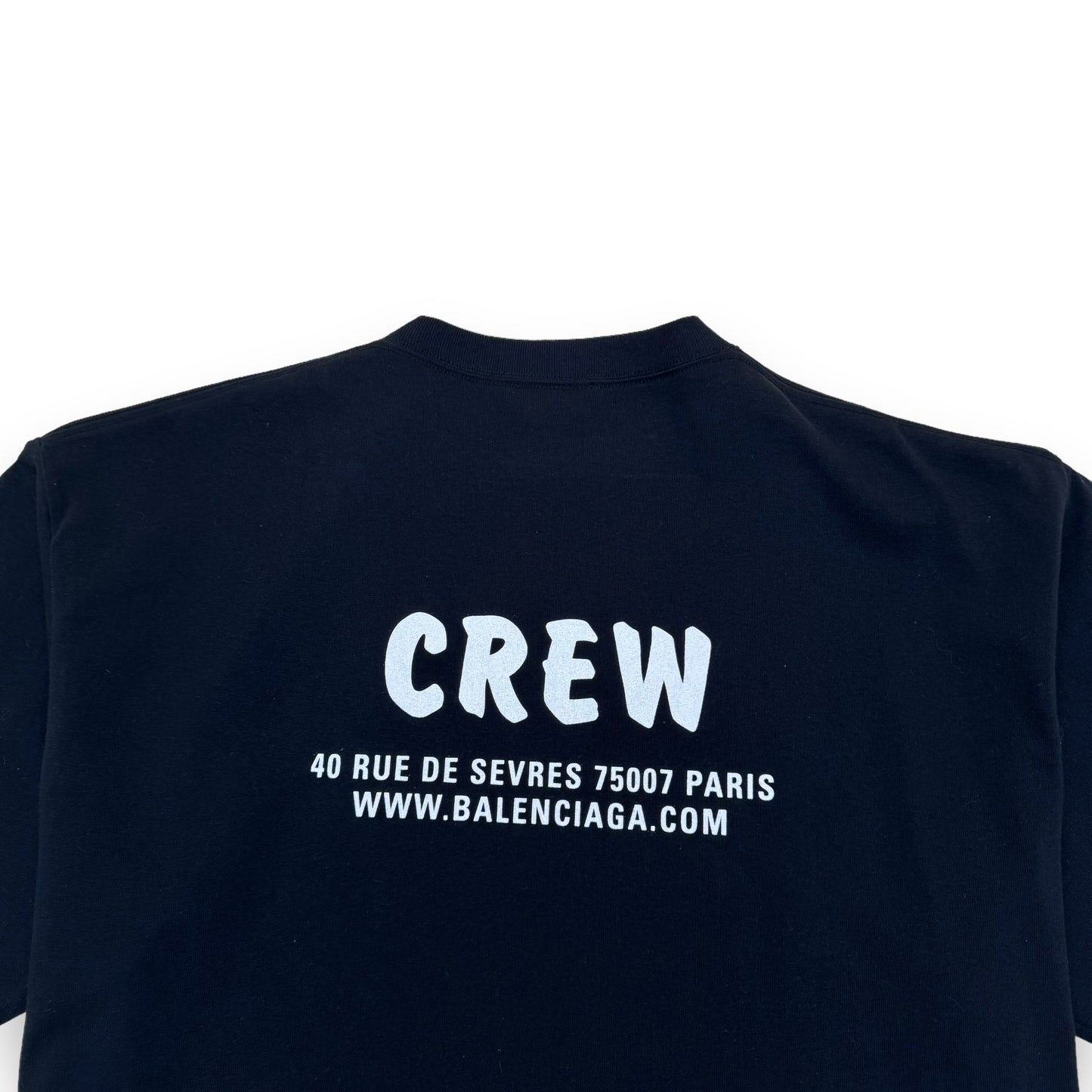 BALENCIAGA CREW OVERSIZED T-SHIRT BLACK M