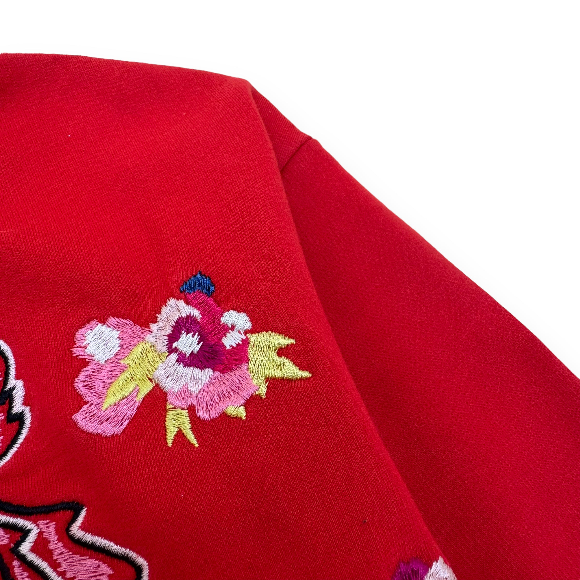 KENZO TIGER SWEATSHIRT RED AGE5