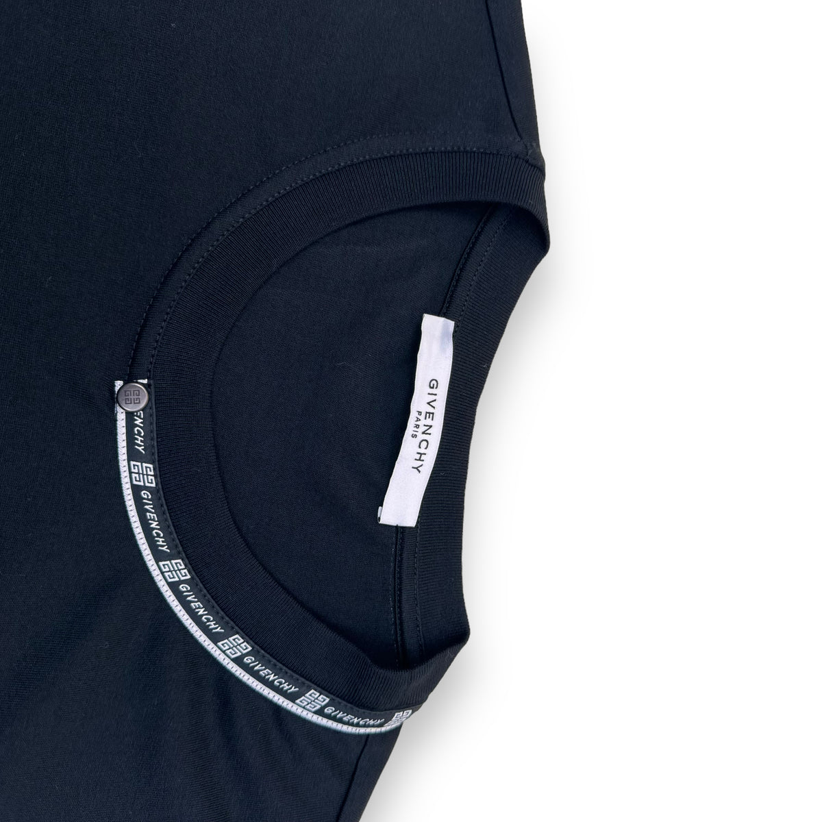 GIVENCHY COTTON T-SHIRT BLACK S