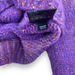 AMIRI ALPACA SPACE DYE KNIT HOODIE PURPLE M
