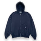 REPRESENT ZIP-UP BLANKS HOODIE NAVY L