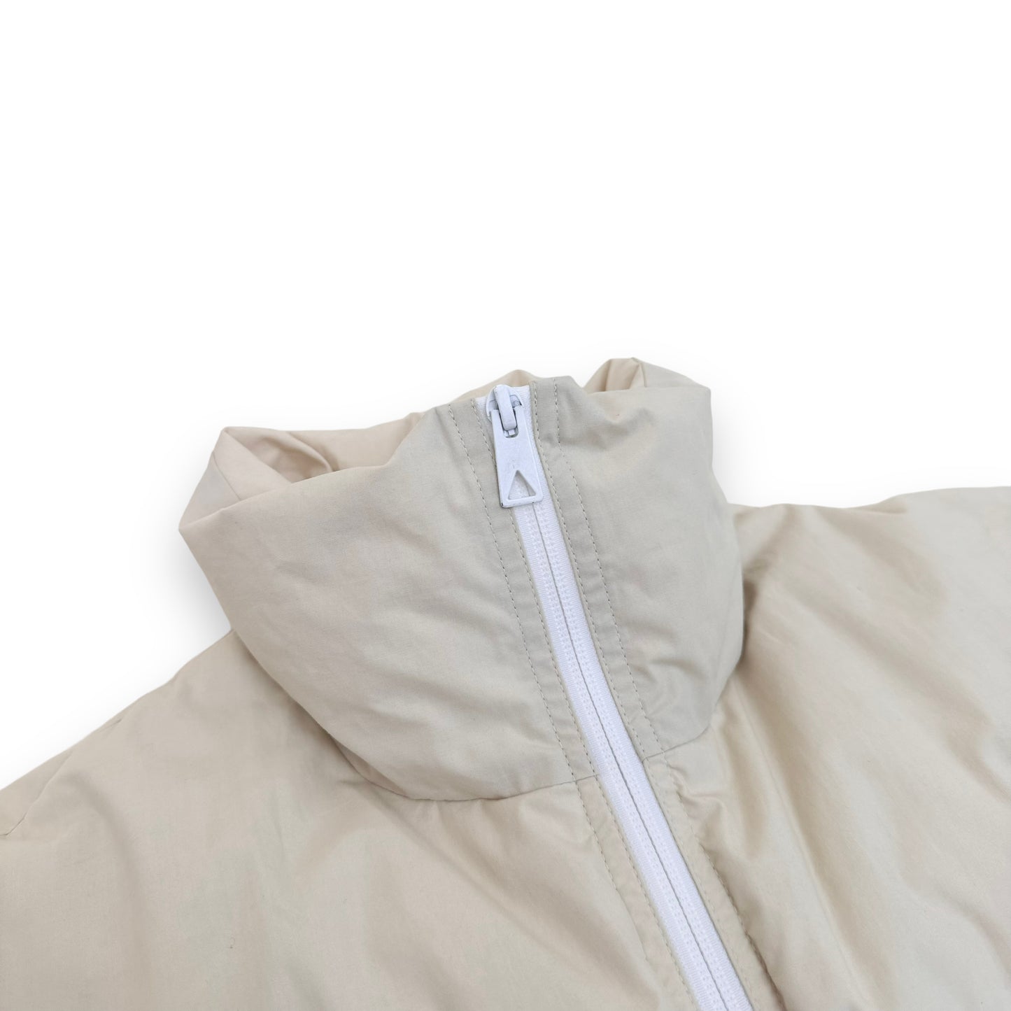 BOTTEGA VENETA DOWN-FILLED QUILTED POPLIN PUFFER JACKET CREAM XS