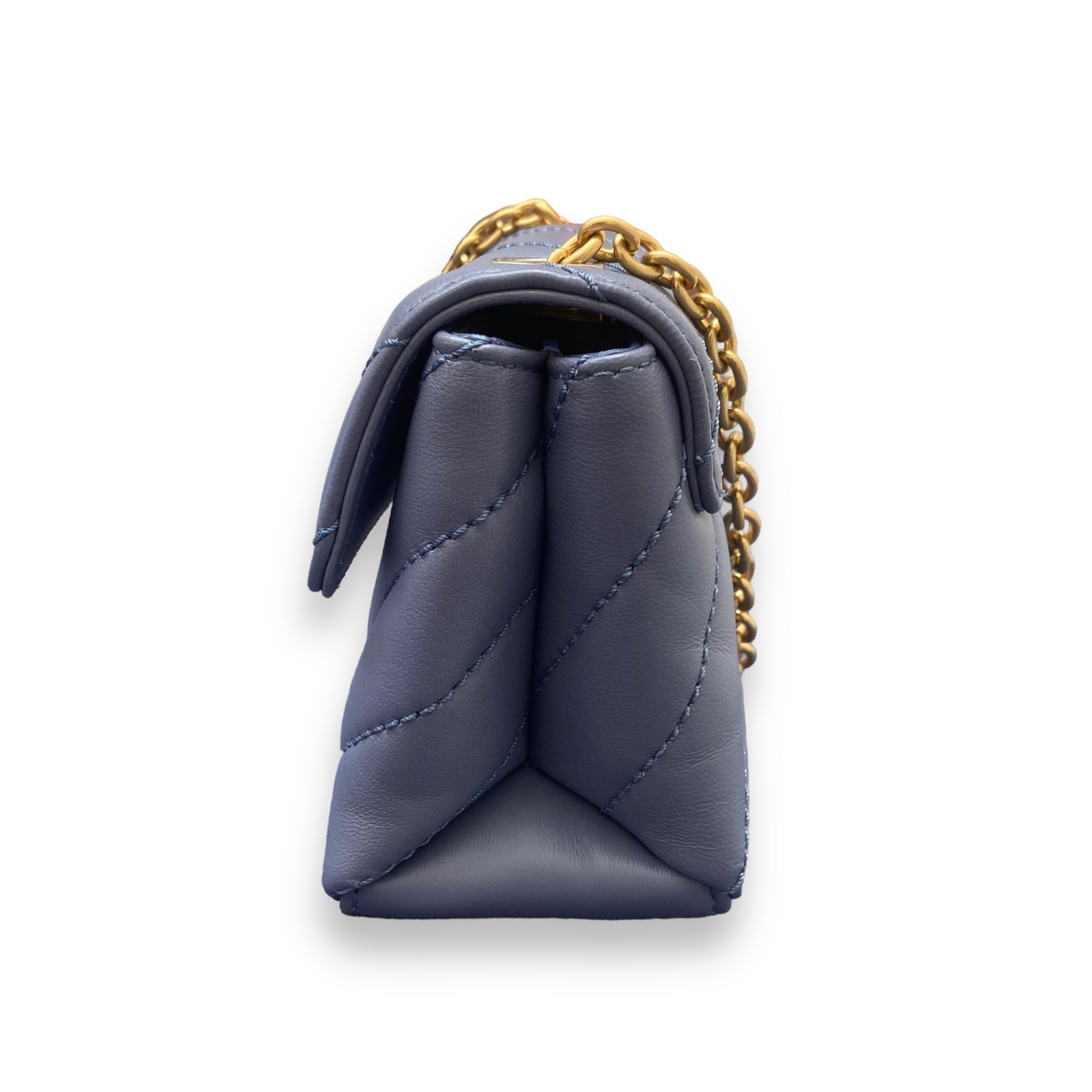OFF-WHITE JACKHAMMER GOLD HARDWARE BAG PURPLE MINI