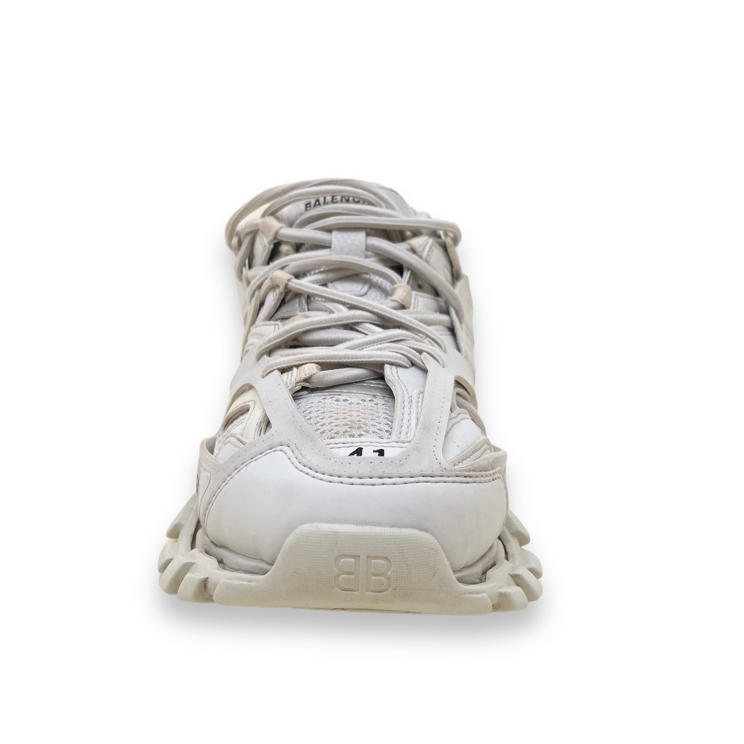 BALENCIAGA TRACK RUNNER SNEAKERS WHITE UK7