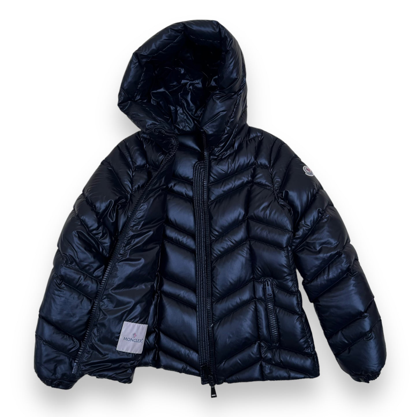 MONCLER FULIGULE QUILTED GIUBBOTTO DOWN PUFFER JACKET BLACK M