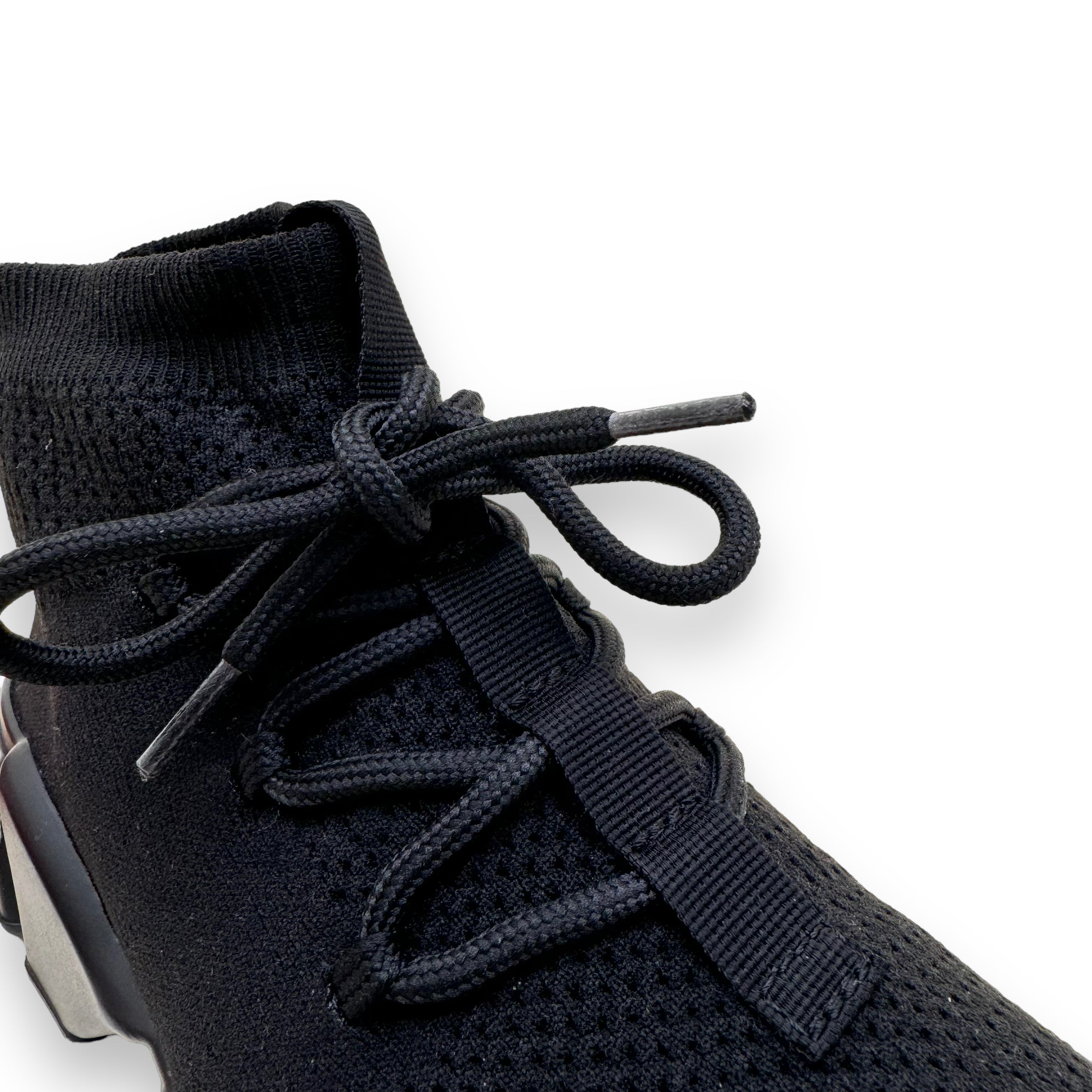 BALENCIAGA SPEED LACEUP RUNNER SNEAKERS BLACK UK6