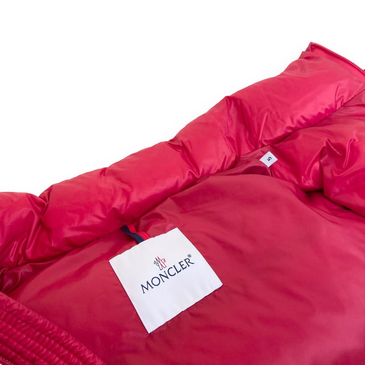 MONCLER ARVES GIUBBOTTO DOUDOUNE LEGERE PUFFER JACKET RED XL