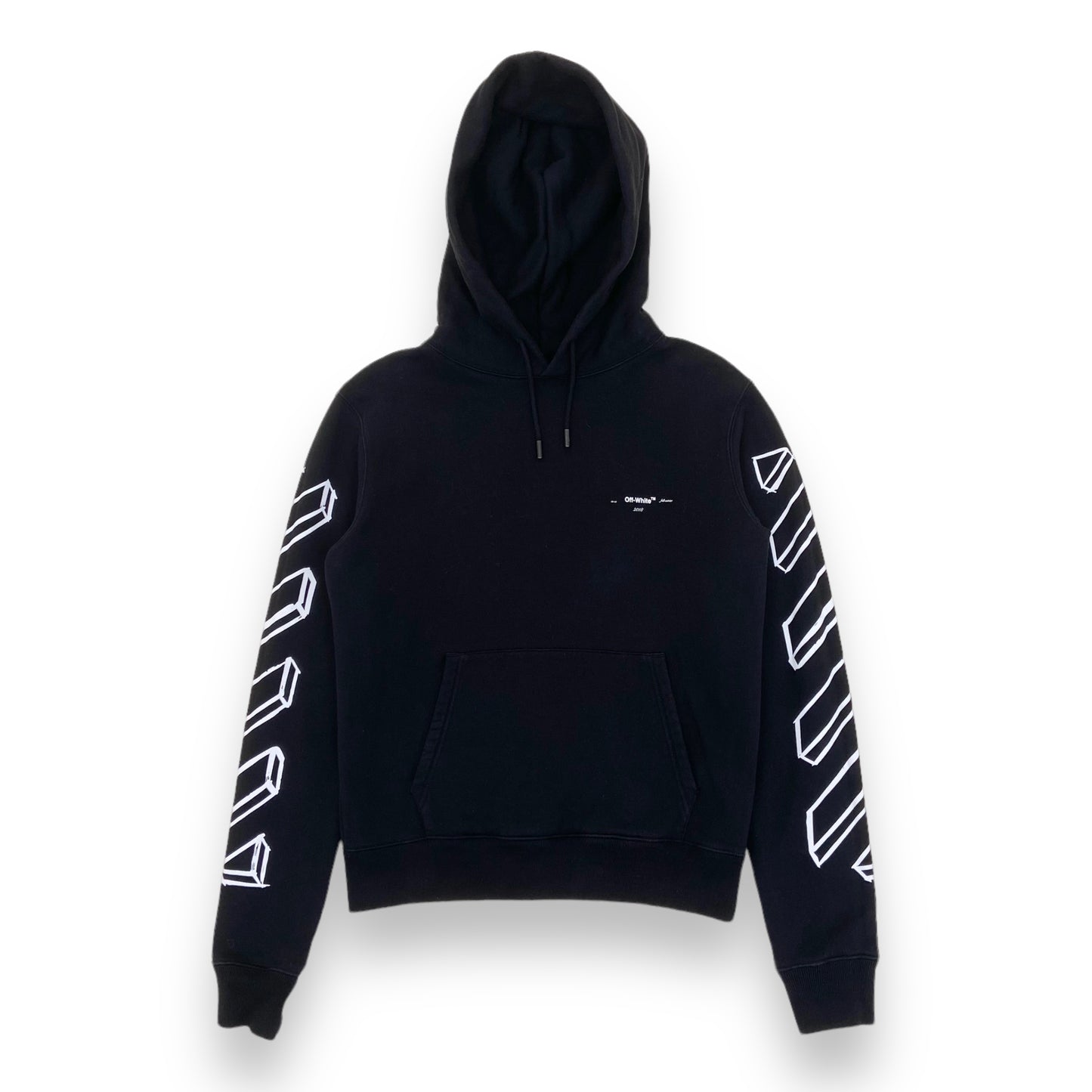 OFF-WHITE HOODIE BLACK XS