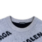 BALENCIAGA WOOL / CAMEL SWEATER GREY M