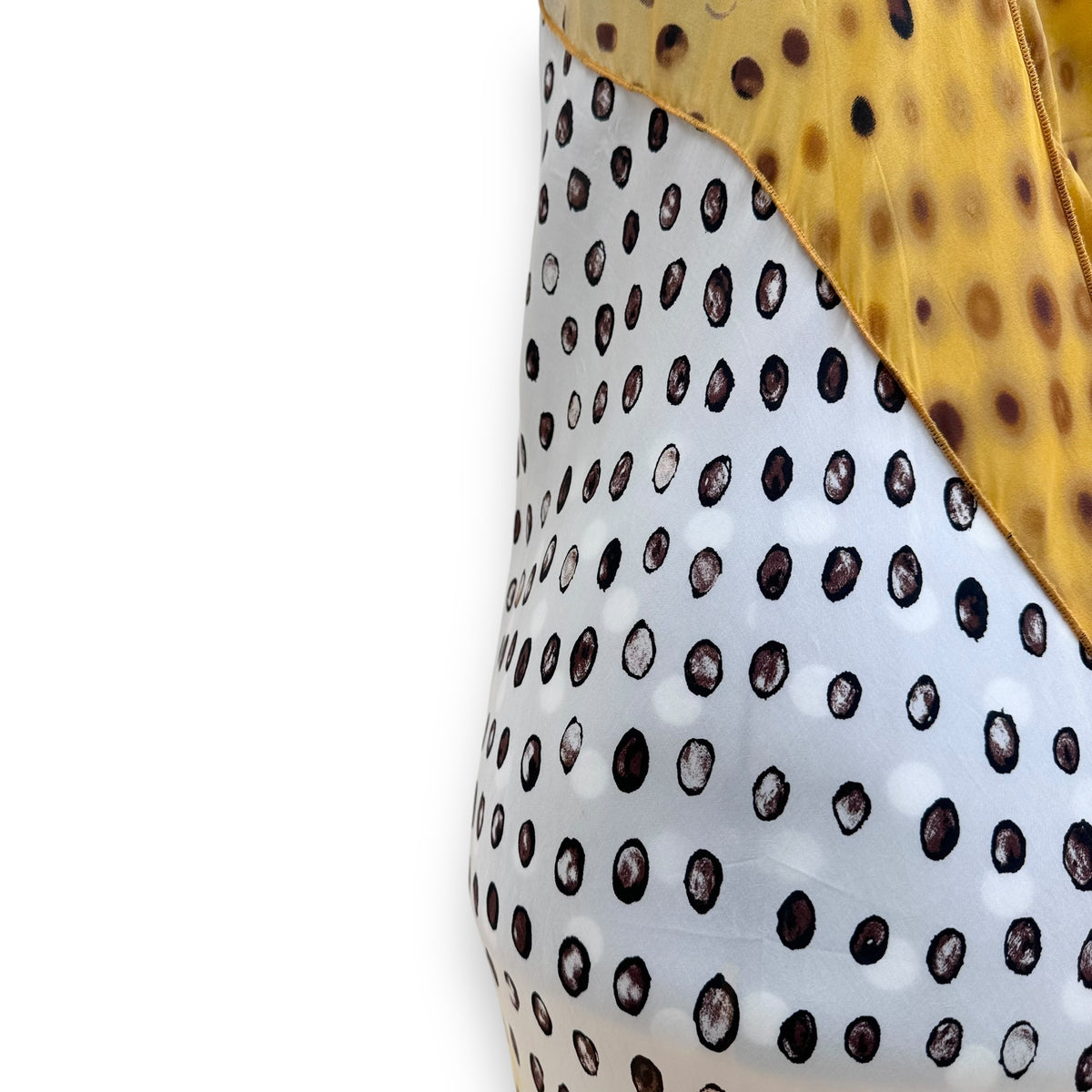 JEAN PAUL GAULTIER POLKADOT DRESS YELLOW M