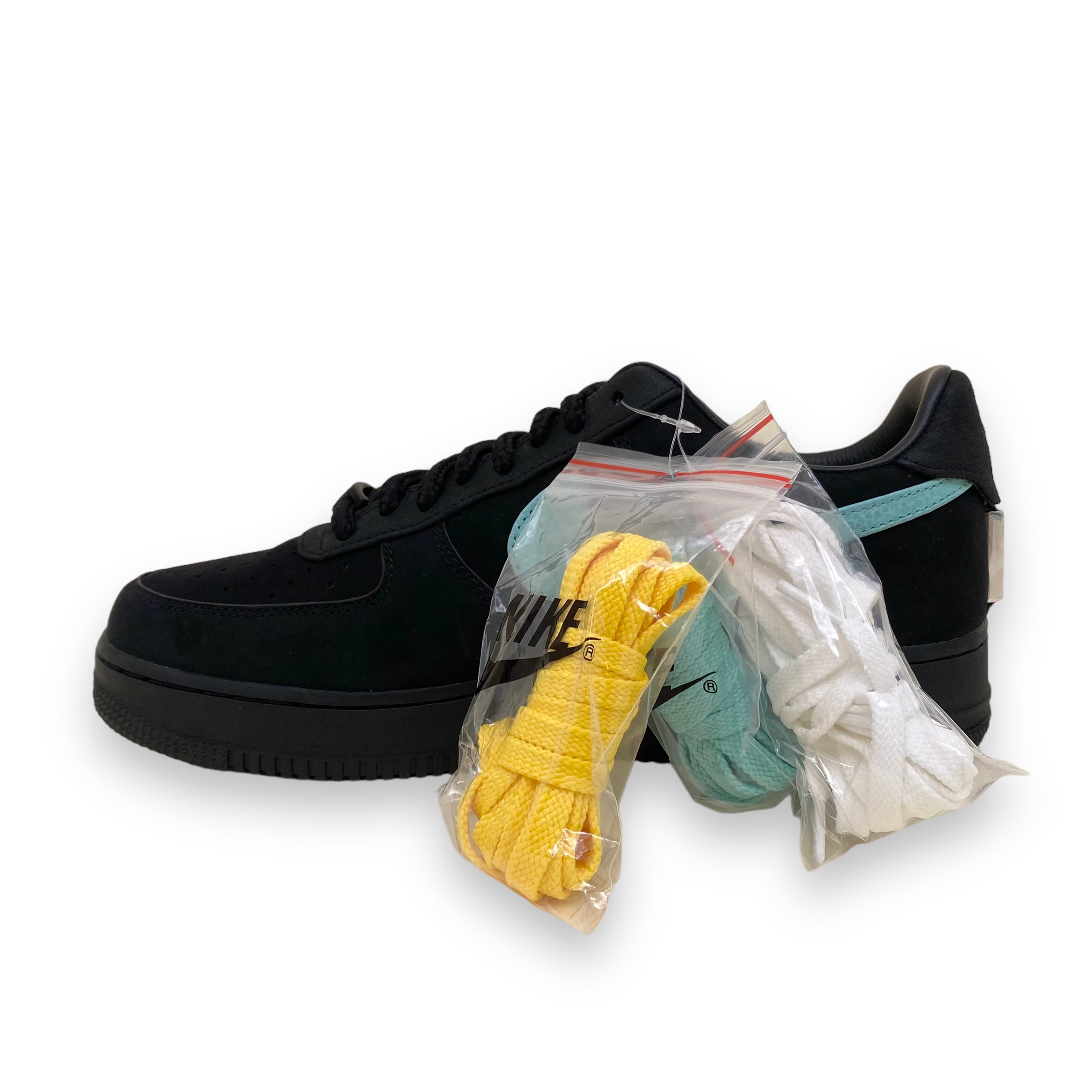NIKE X TIFFANY & CO AIR FORCE 1 LOW ‘1837’ SNEAKERS BLACK UK9.5