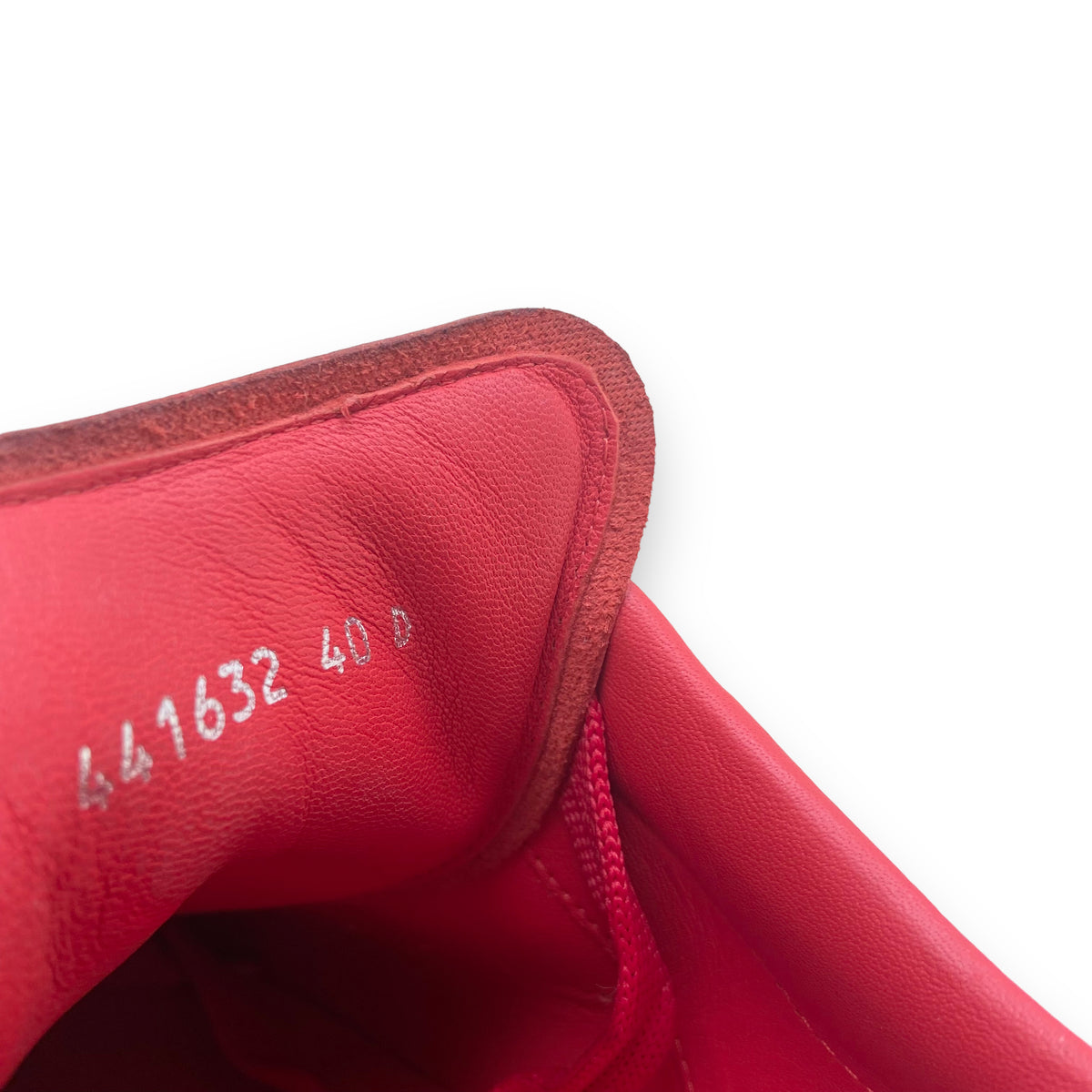ALEXANDER MCQUEEN SNEAKERS RED UK6