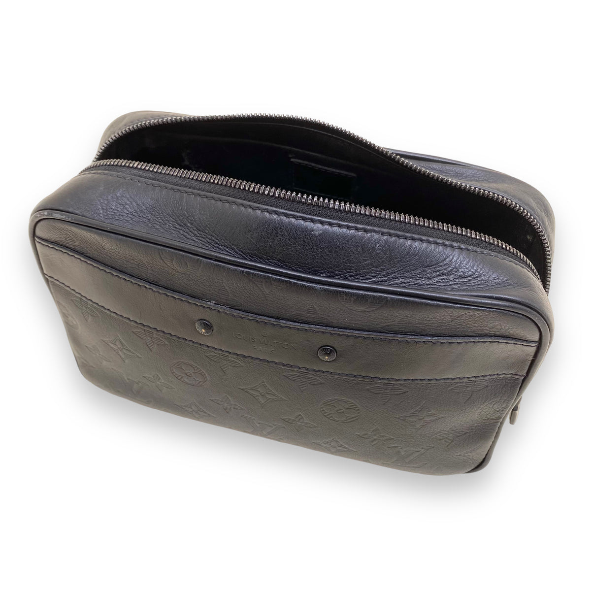 LOUIS VUITTON MONOGRAM TOILETRY POUCH GM SHADOW BLACK