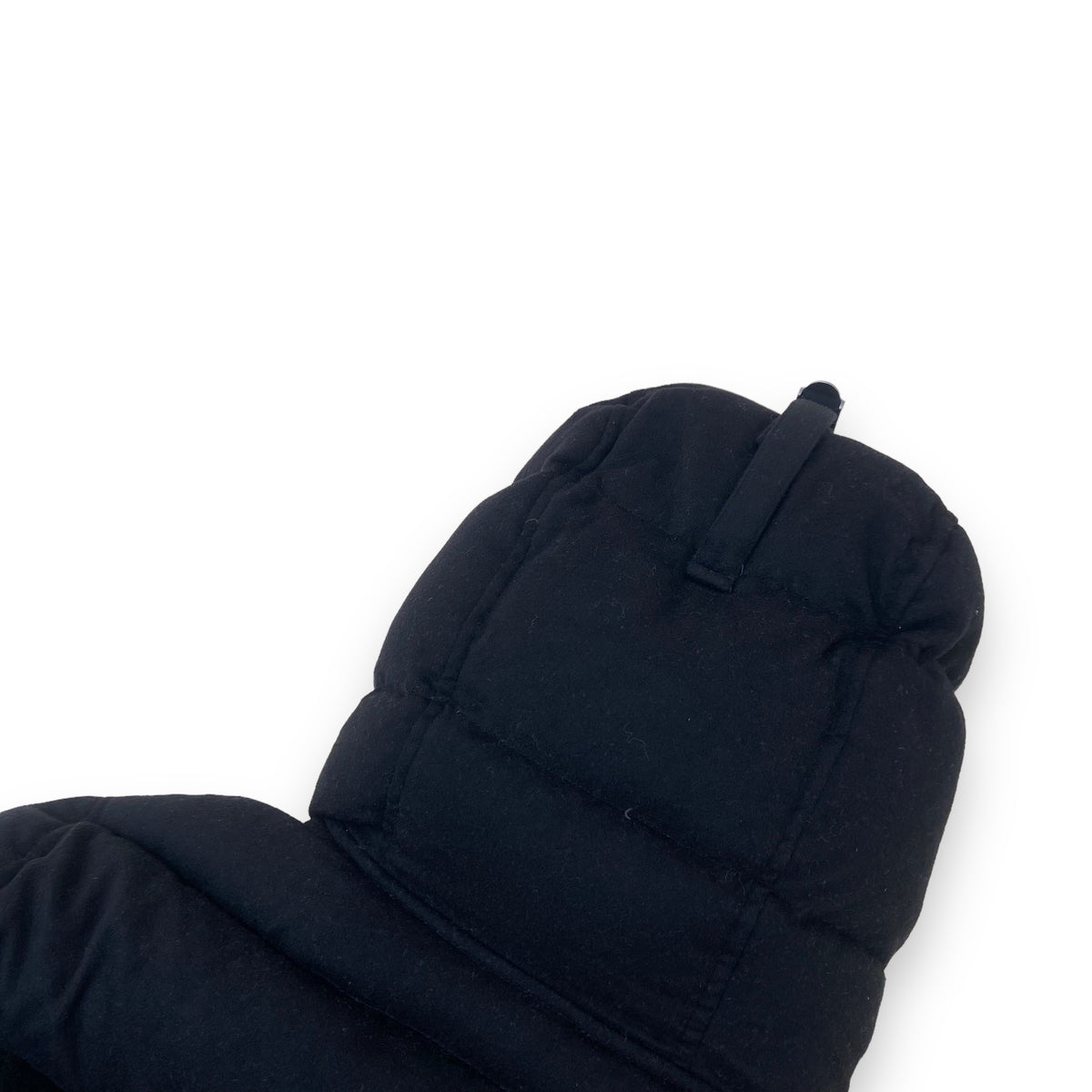 BURBERRY DOWN FILLED CASHMERE PUFFER JACKET BLACK XS