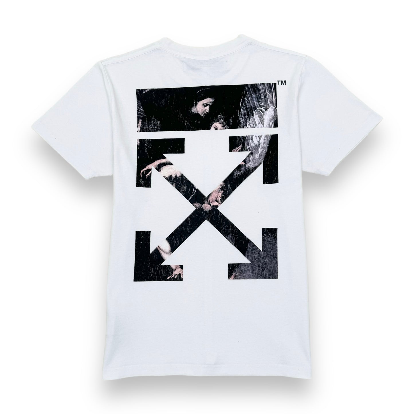 OFF-WHITE CARRAVAGIO ANGEL ARROW T-SHIRT WHITE L