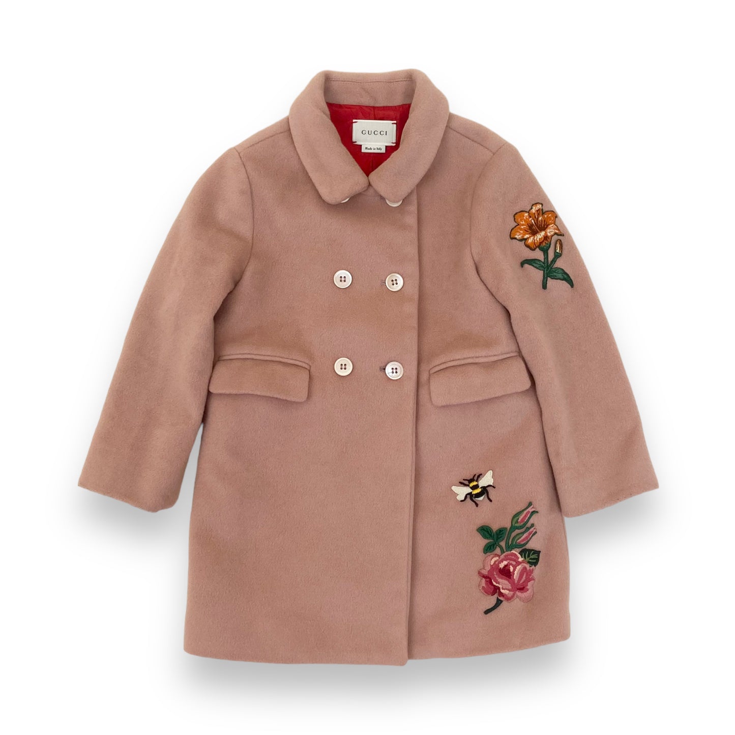 GUCCI Girls Trench Coat Pink AGE2
