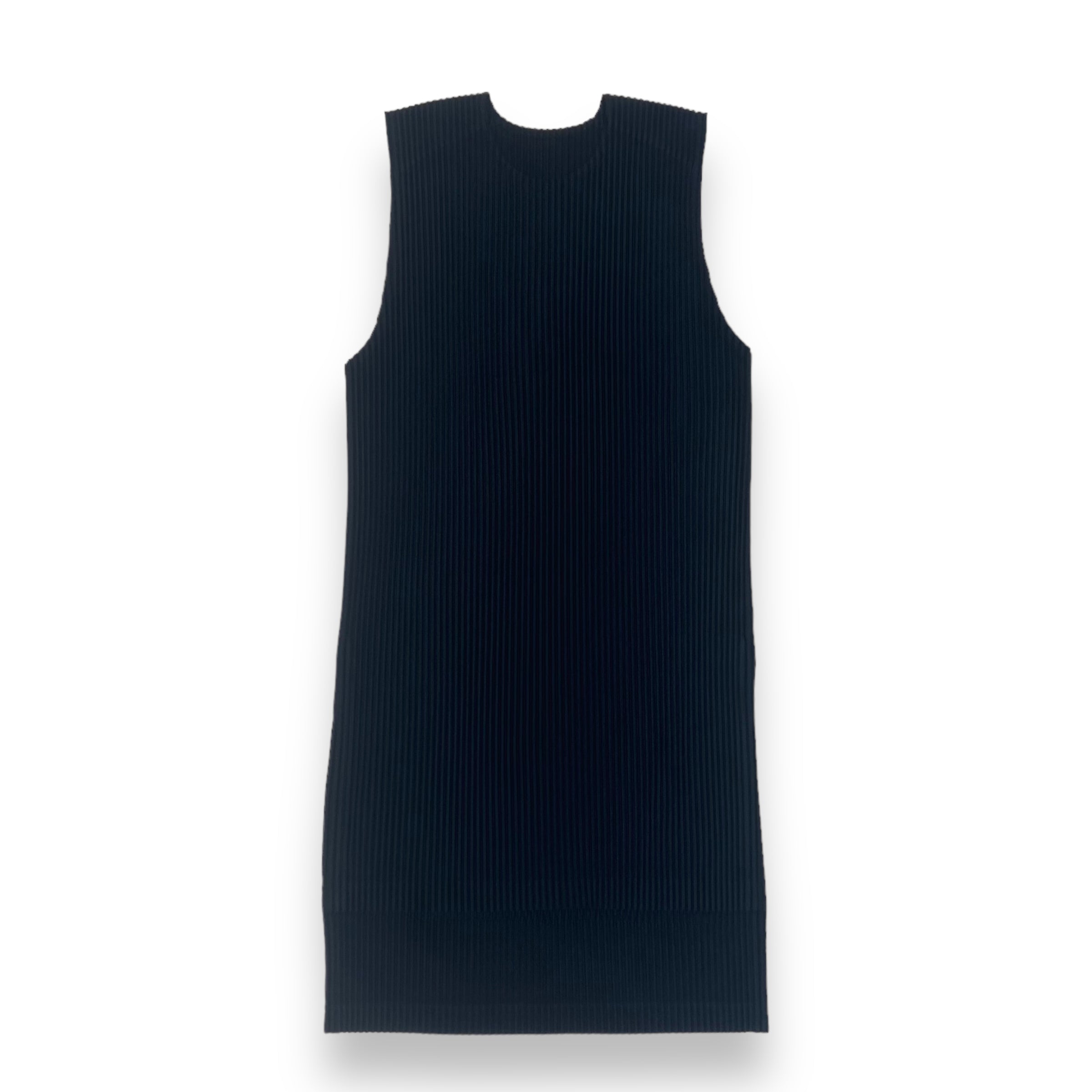 ISSEY MIYAKE HOMME PLISSÉ VEST BLACK L