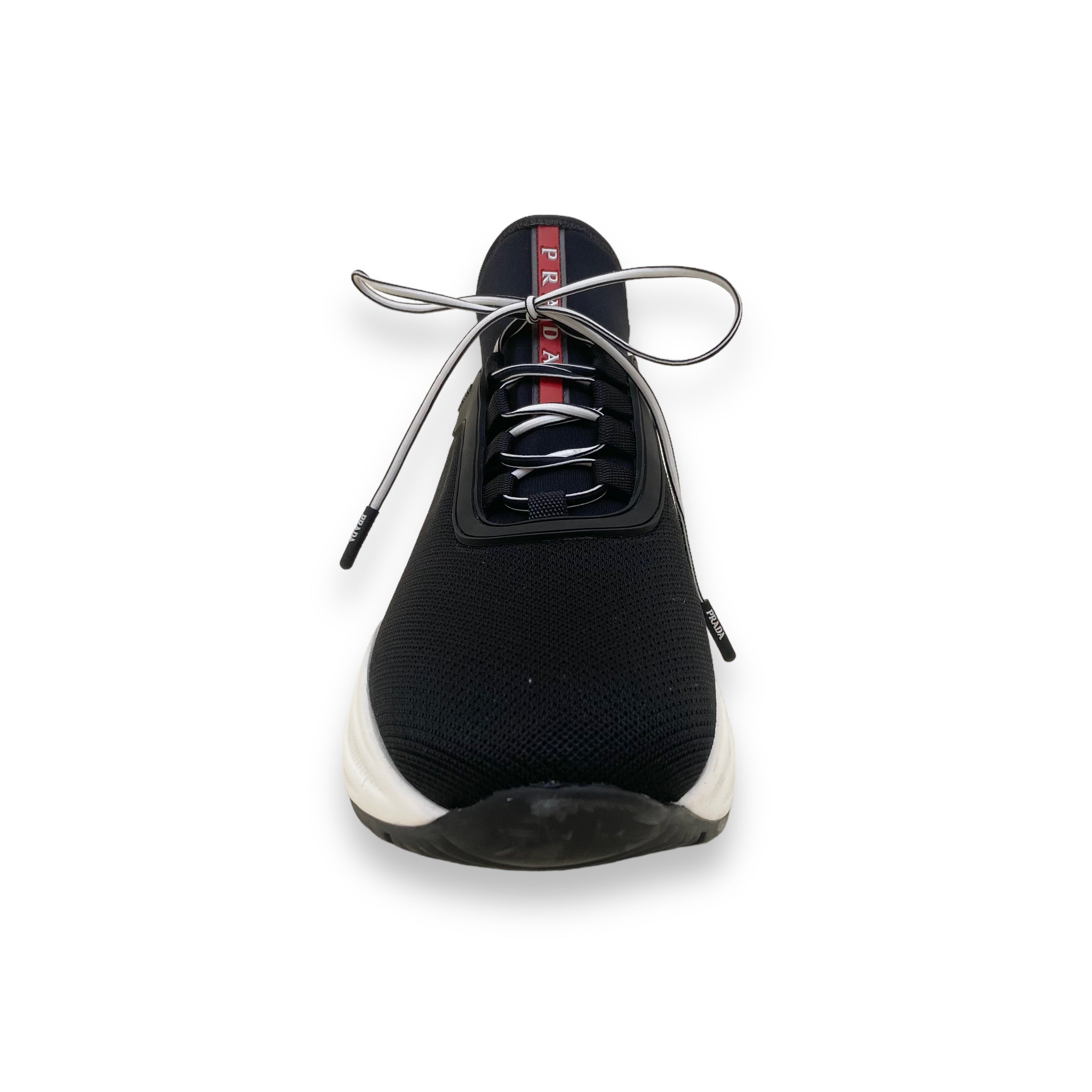 PRADA MESH AND NEOPRENE SNEAKERS BLACK UK6