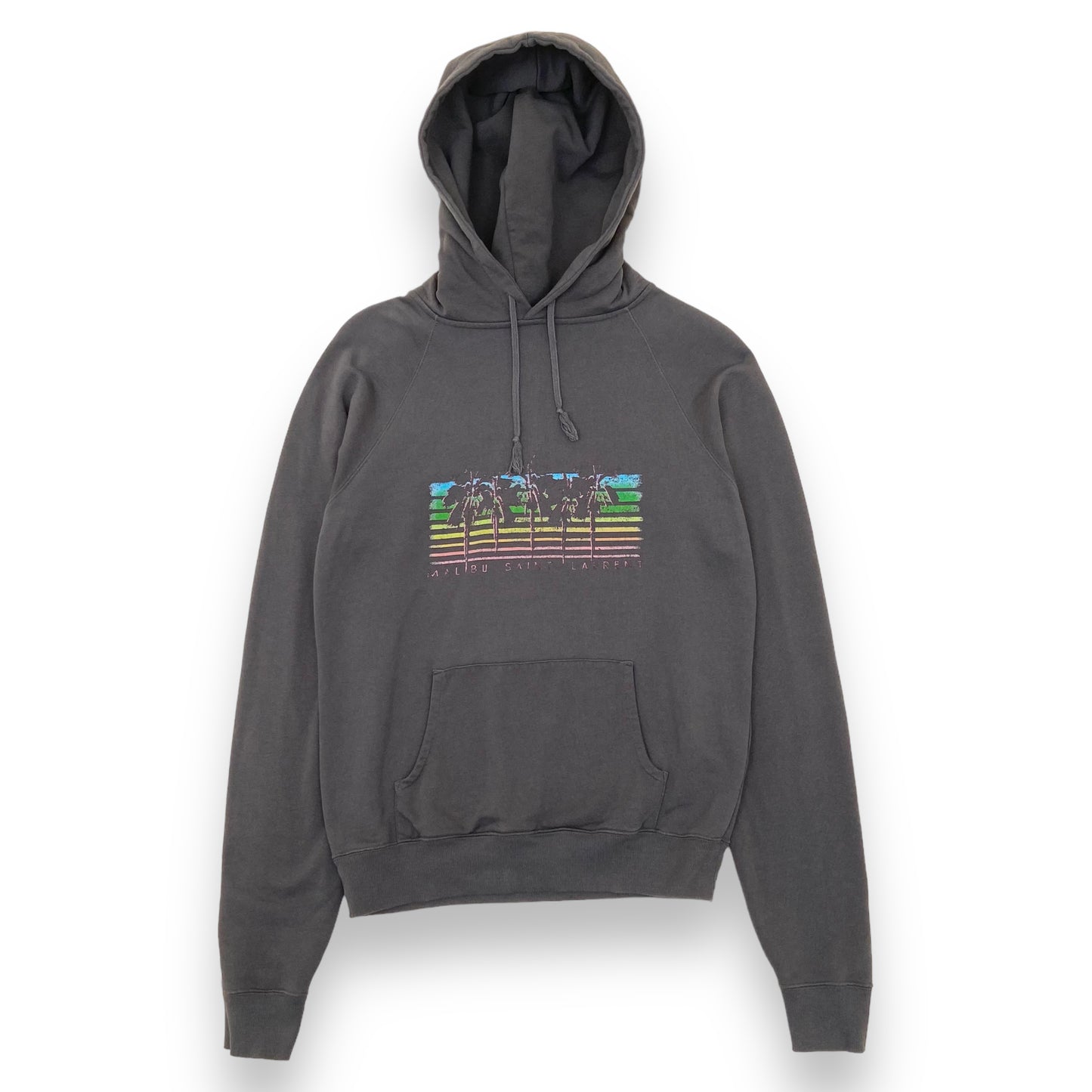 SAINT LAURENT MALIBU HOODIE GREY XS – Wylist - Main Image