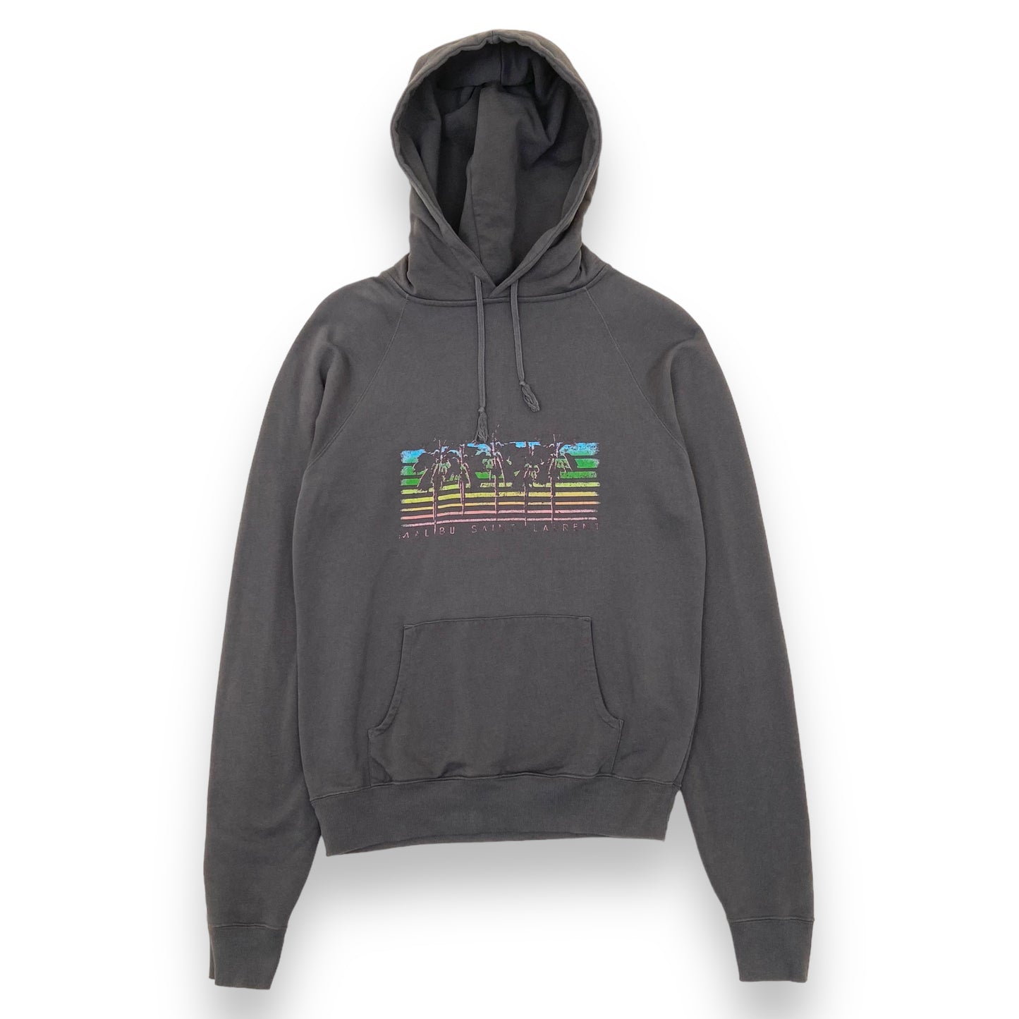 SAINT LAURENT MALIBU HOODIE GREY XS