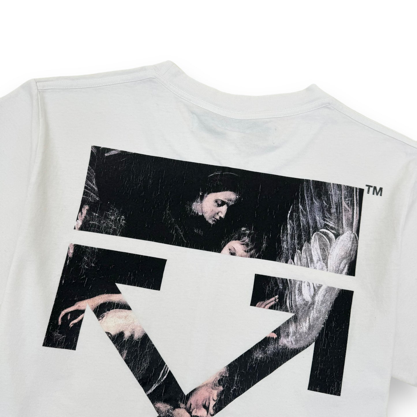 OFF-WHITE CARRAVAGIO ANGEL ARROW T-SHIRT WHITE L