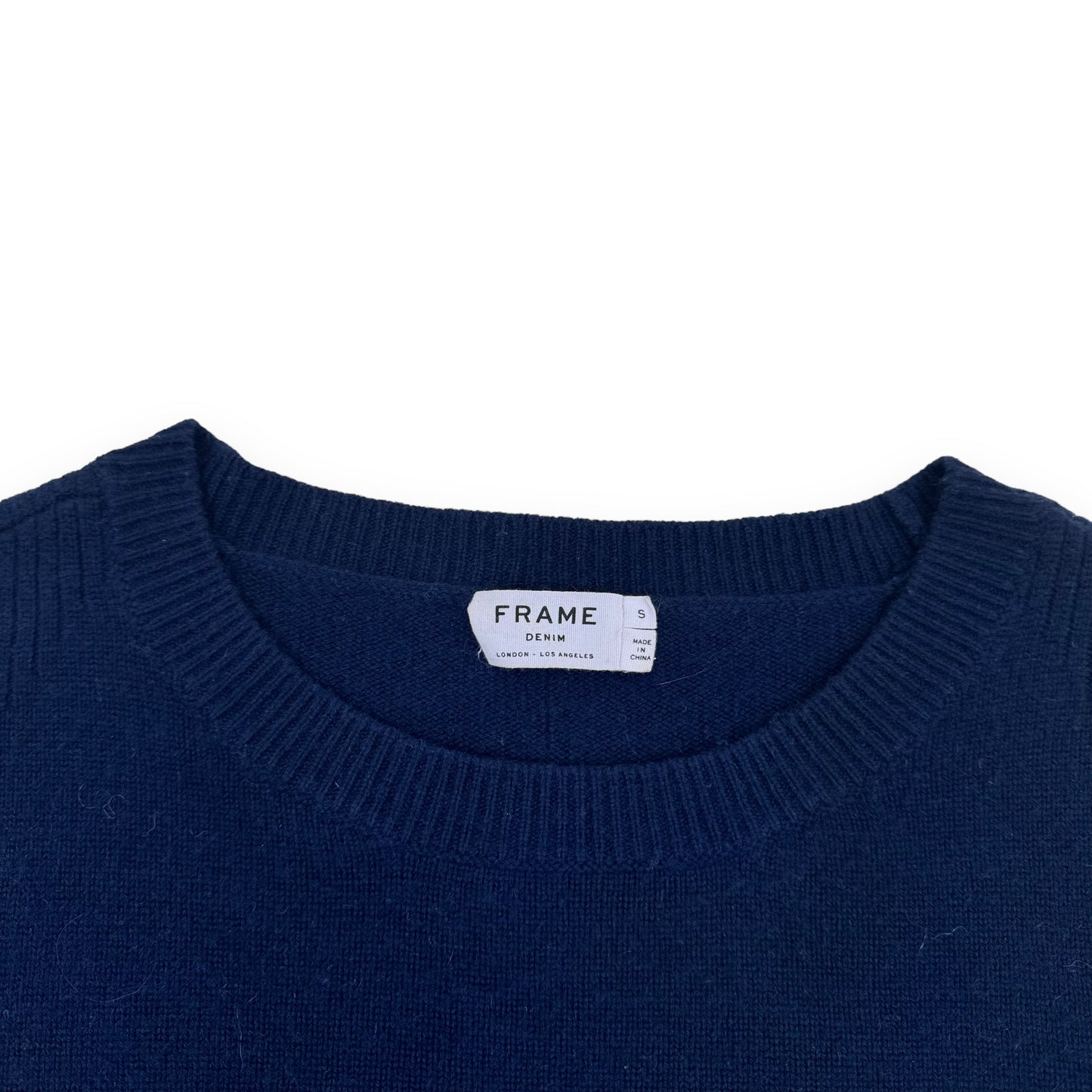 FRAME WOOL SWEATER NAVY BLUE S