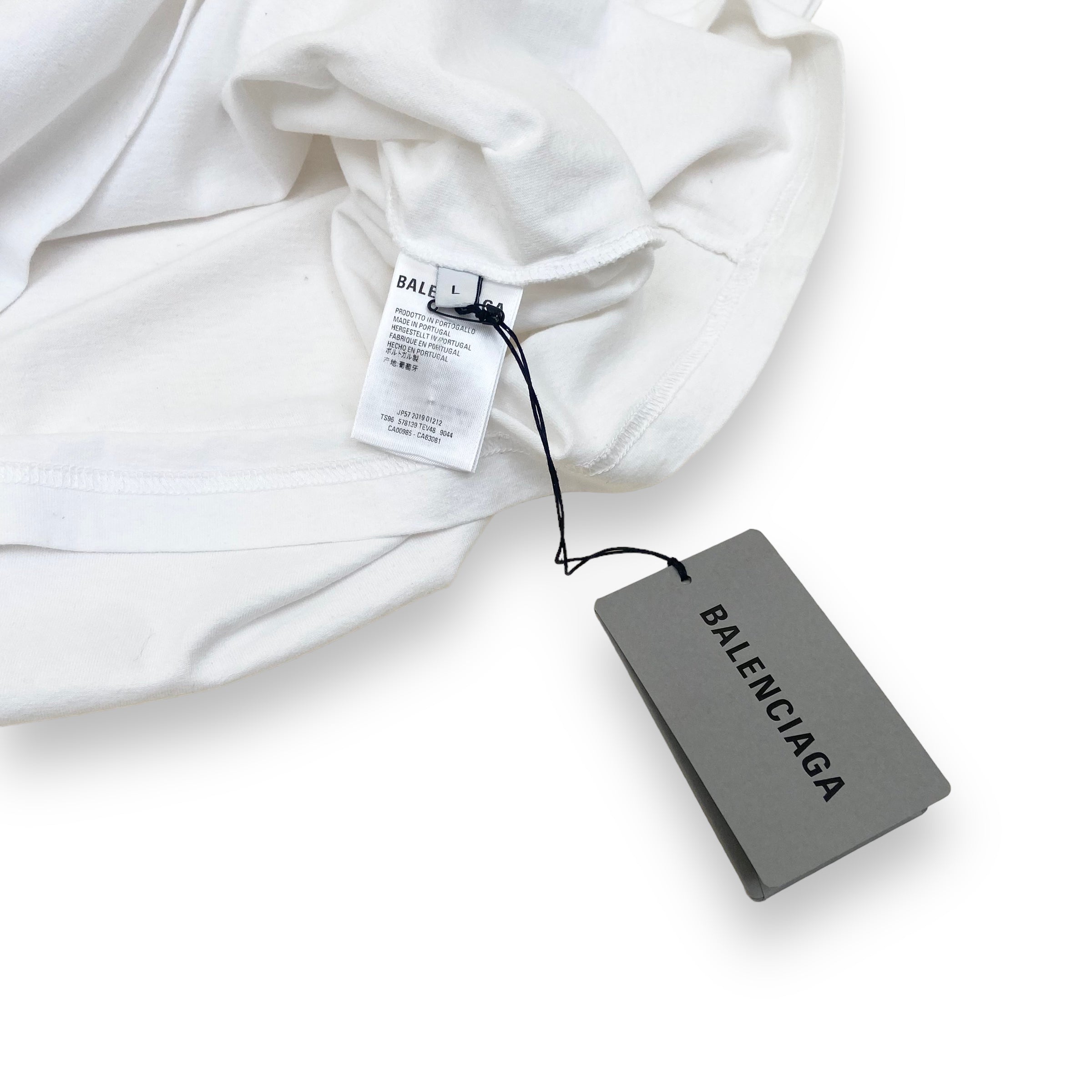 BALENCIAGA T-SHIRT WHITE L