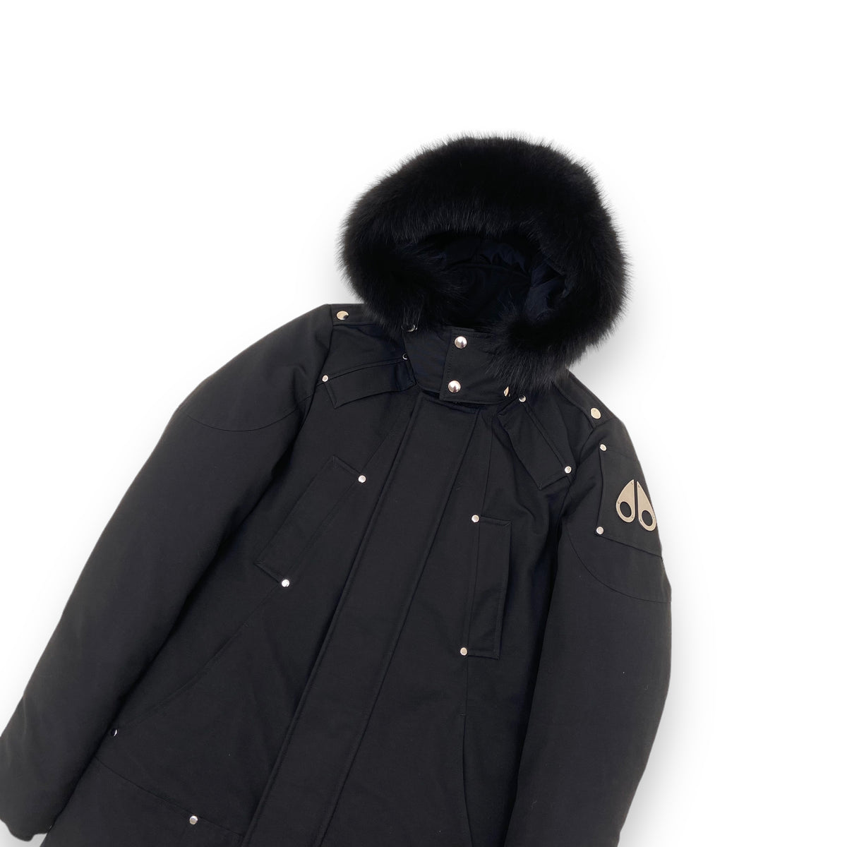 MOOSE KNUCKLES ORIGINAL STIRLING PARKA NEOSHEAR JACKET BLACK XS