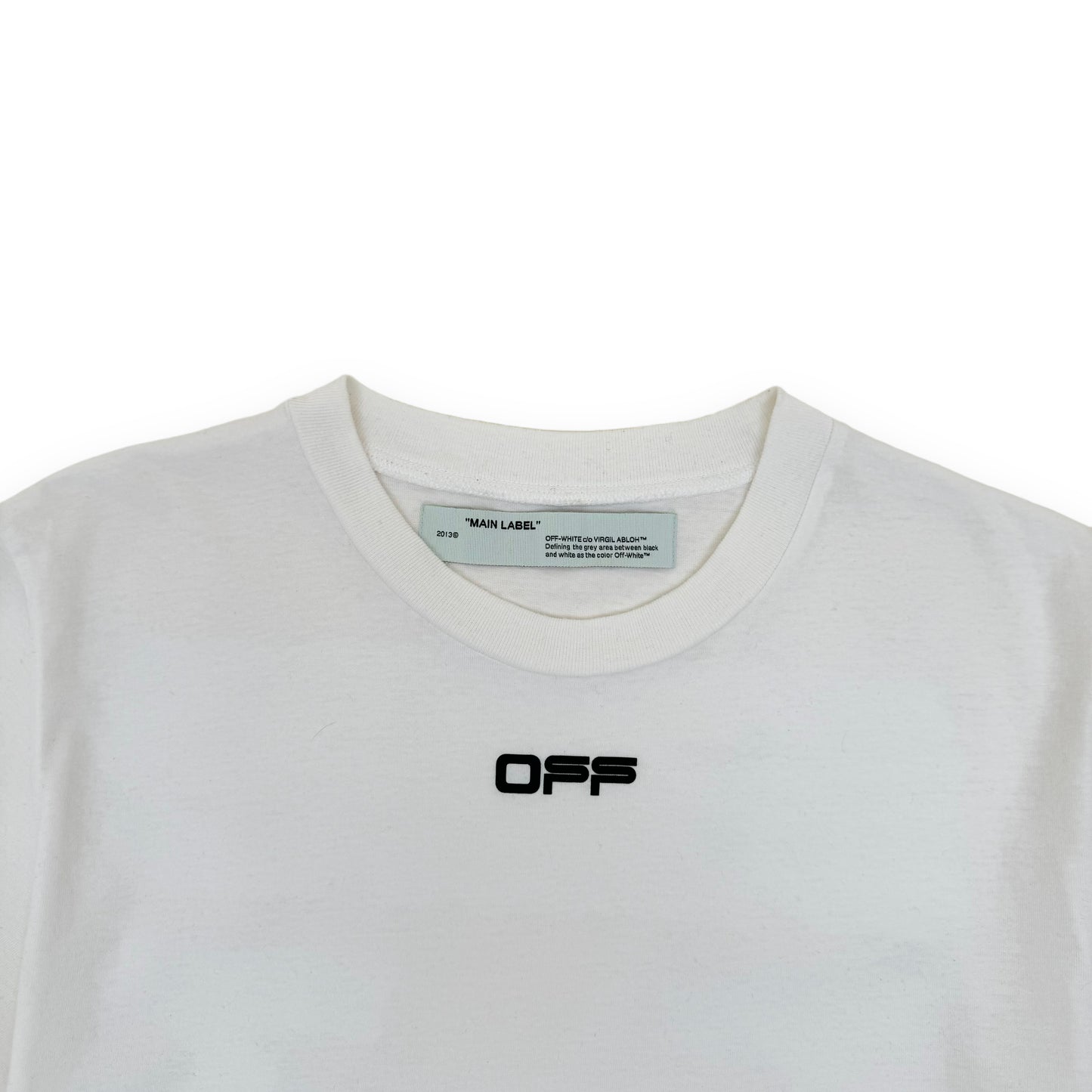 OFF-WHITE TAPE T-SHIRT WHITE M