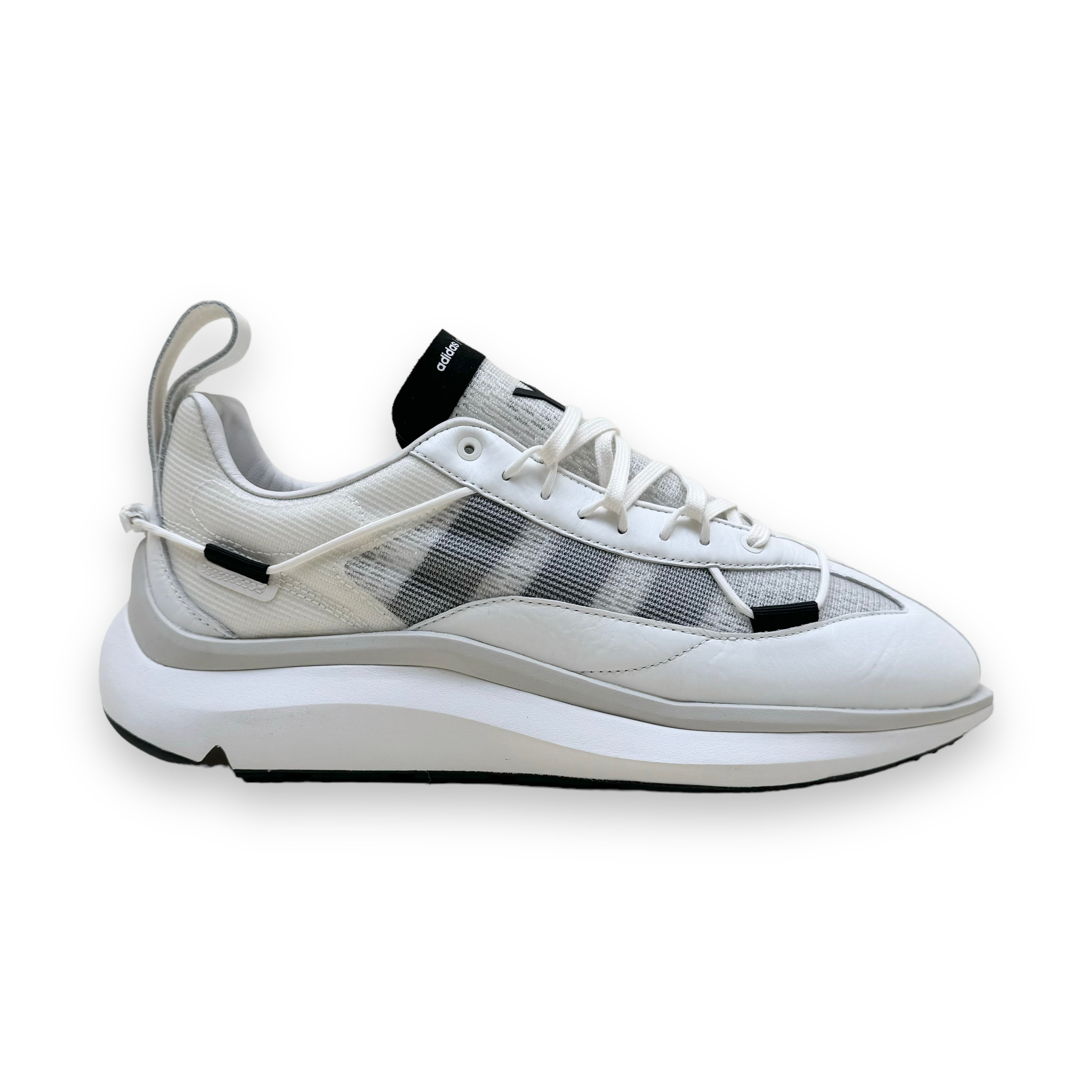 ADIDAS Y-3 SHIKU RUN SNEAKERS WHITE UK11
