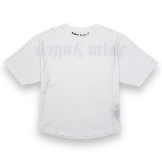 PALM ANGELS COTTON LOGO T-SHIRT WHITE M