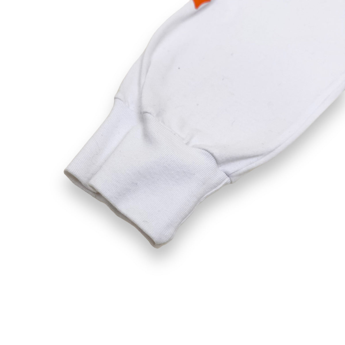CHROME HEARTS KING TACO LONG SLEEVE T-SHIRT WHITE / ORANGE S